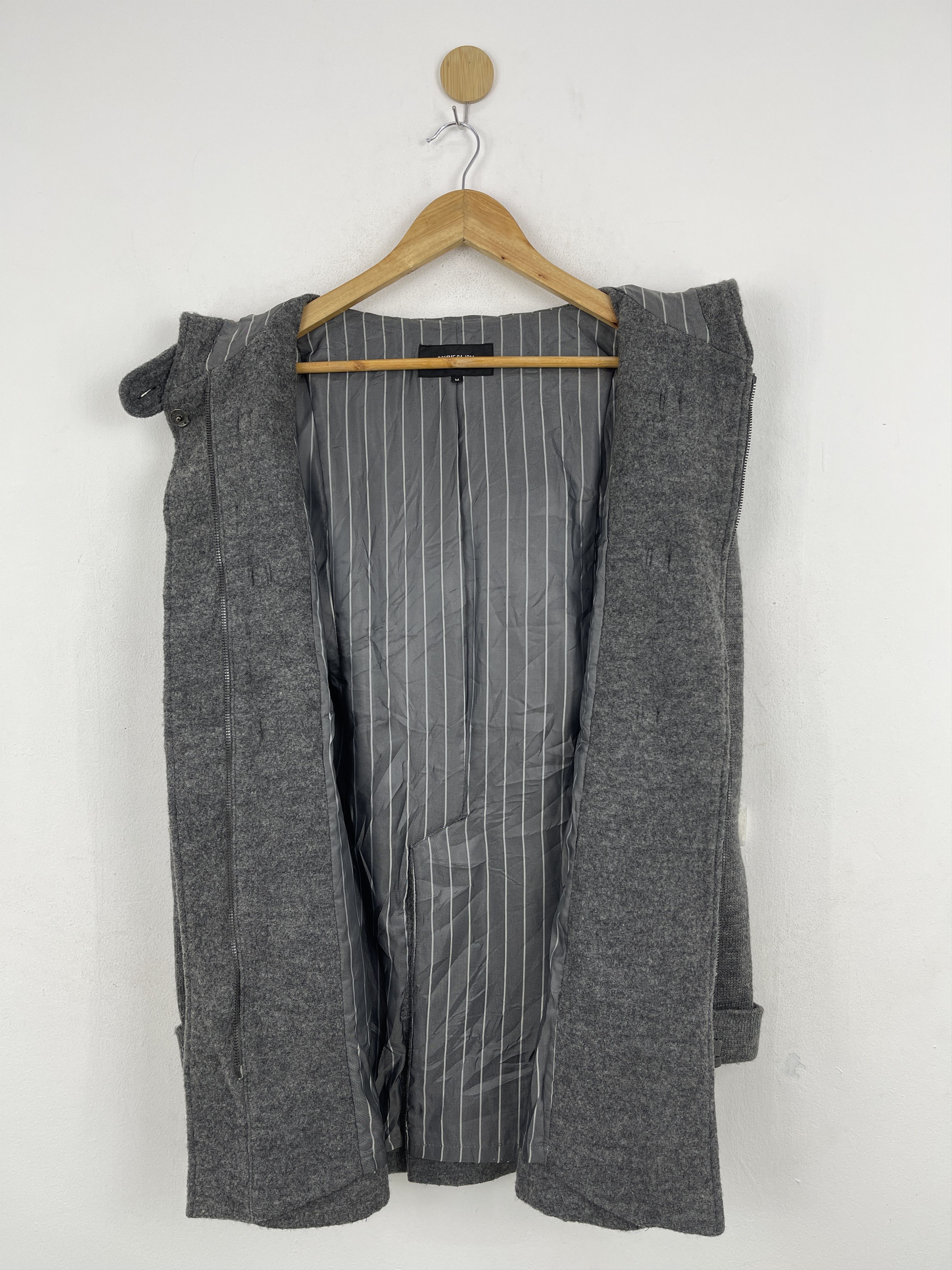 Comme Ca Ism Vintage Comme Ca Ism Button Hooded Wool Jacket JA0087 Size US M / EU 48-50 / 2 - 5 Thumbnail