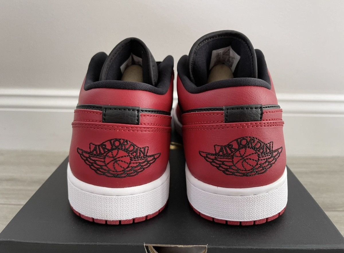 Jordan Brand Air Jordan 1 Low Reverse Bred Gym Red Black White Size 12 Size US 12 / EU 45 - 7 Thumbnail