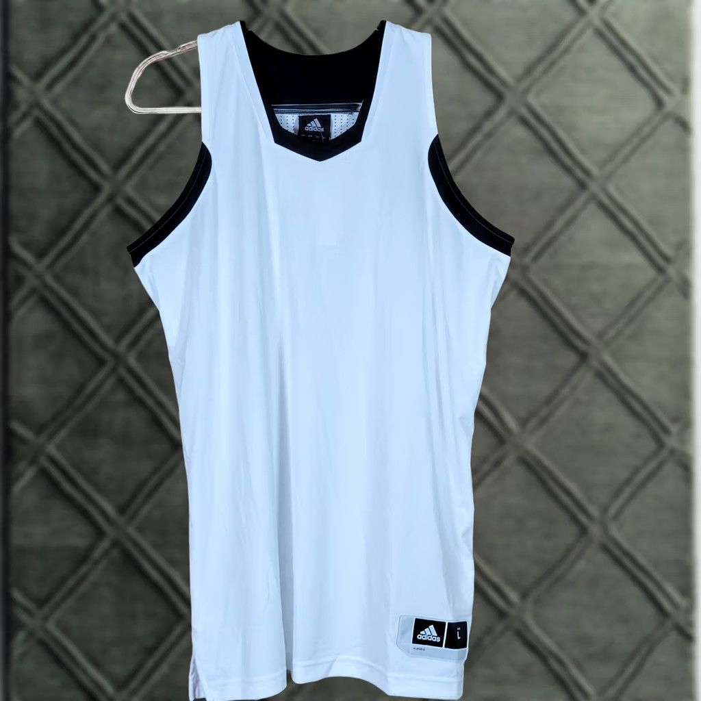 Adidas Adidas Performance Womens Size L Tank Top Basketball Active Training Logo Size L / US 10 / IT 46 - 1 Thumbnail