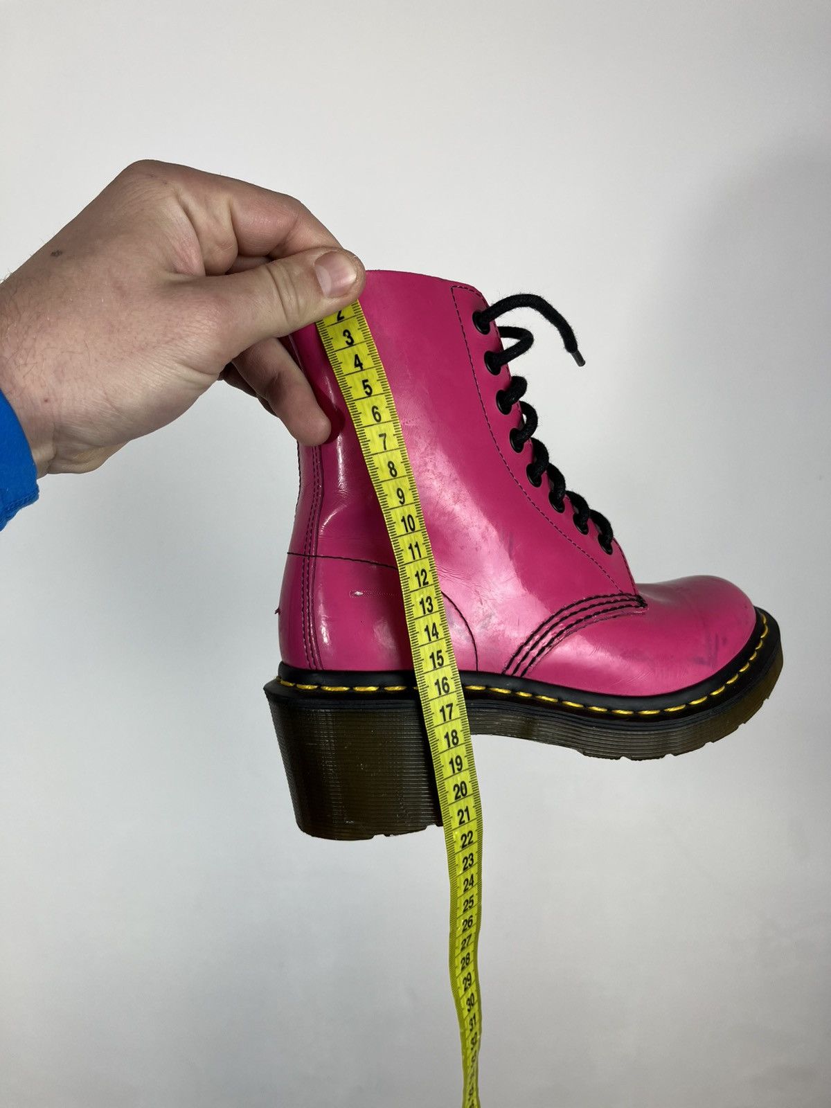 Dr. Martens Pink Dr. Martens Boots EU 36 UK 3 US 5 Leather Size US 5 / IT 35 - 13 Thumbnail