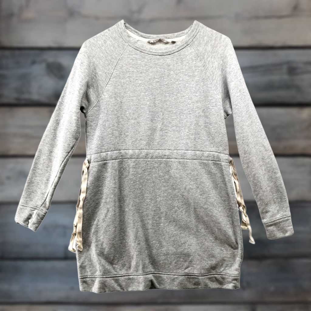 Athleta Athleta Studio Cinch Sweatshirt Dress Womens XS Gray Crewneck Cozy Lounge Dress Size XS / US 0-2 / IT 36-38 - 1 Thumbnail