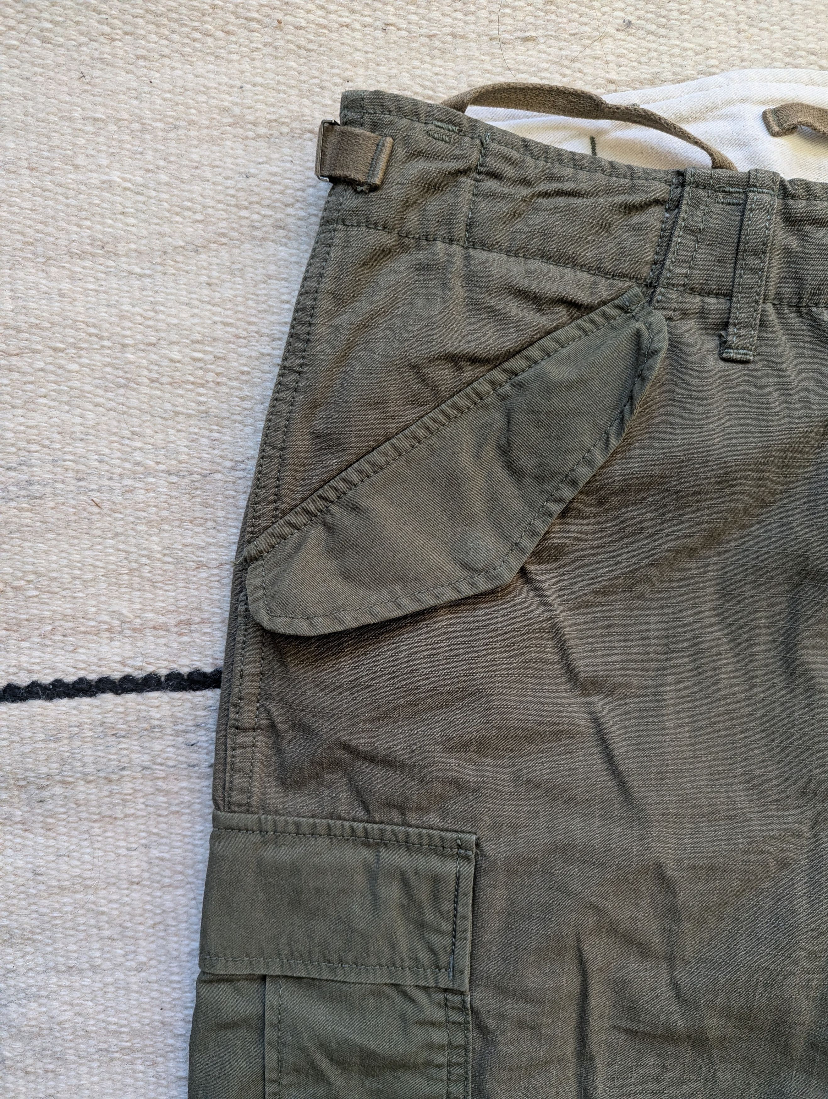 Nanamica Nanamica olive green cordura Cargo pants Size US 32 / EU 48 - 2 Thumbnail
