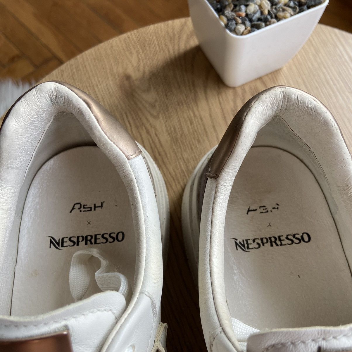 ASH ASH x Nespresso Low Top Y2K Leather Sneakers Size US 9 / IT 39 - 14 Thumbnail