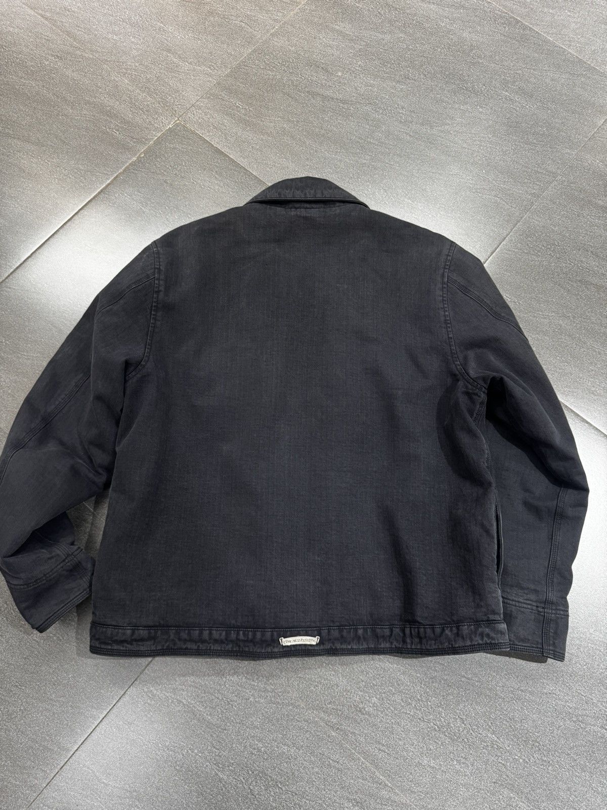 Chrome Hearts Chrome Hearts KB24 Khaki Denim Jacket Rare Size US L / EU 52-54 / 3 - 11 Thumbnail
