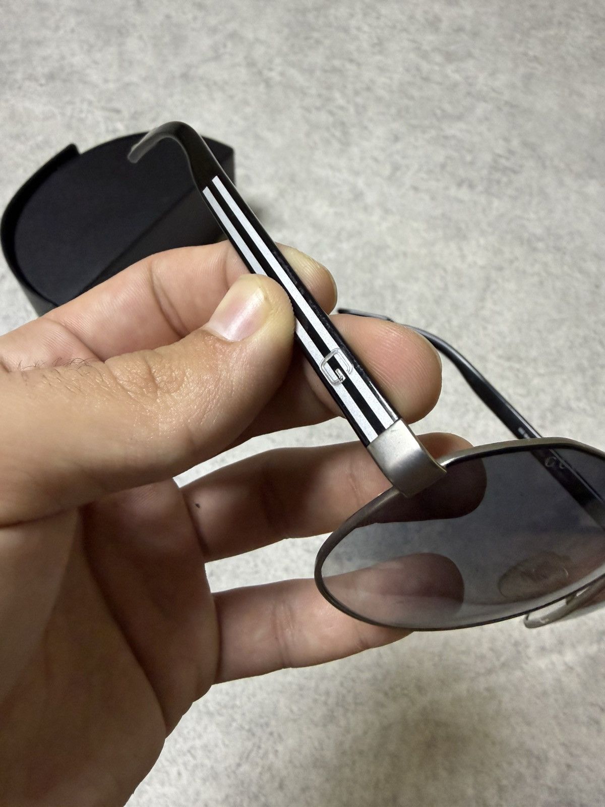 Gucci Vintage 00s Gucci Aviator Sunglasses Very Rare Silver Size ONE SIZE - 2 Thumbnail