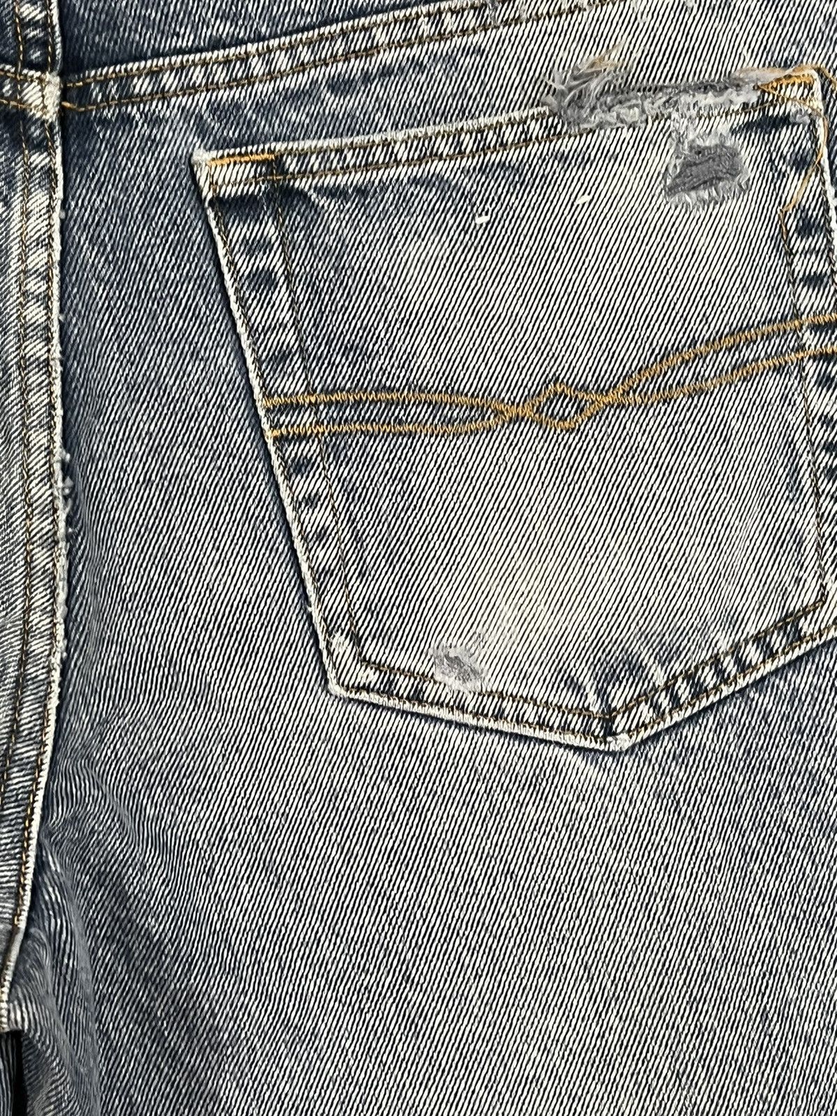 If Six Was Nine × Vintage Vintage Elvis Presley Distressed Denim Size US 33 - 8 Thumbnail