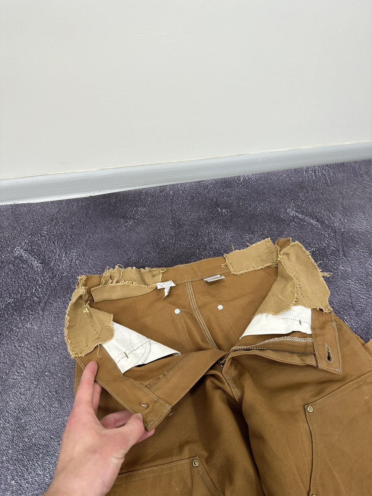Carhartt Vintage 90s Carhartt Double Knee USA Distressed Work Pants Size US 30 / EU 46 - 18 Thumbnail