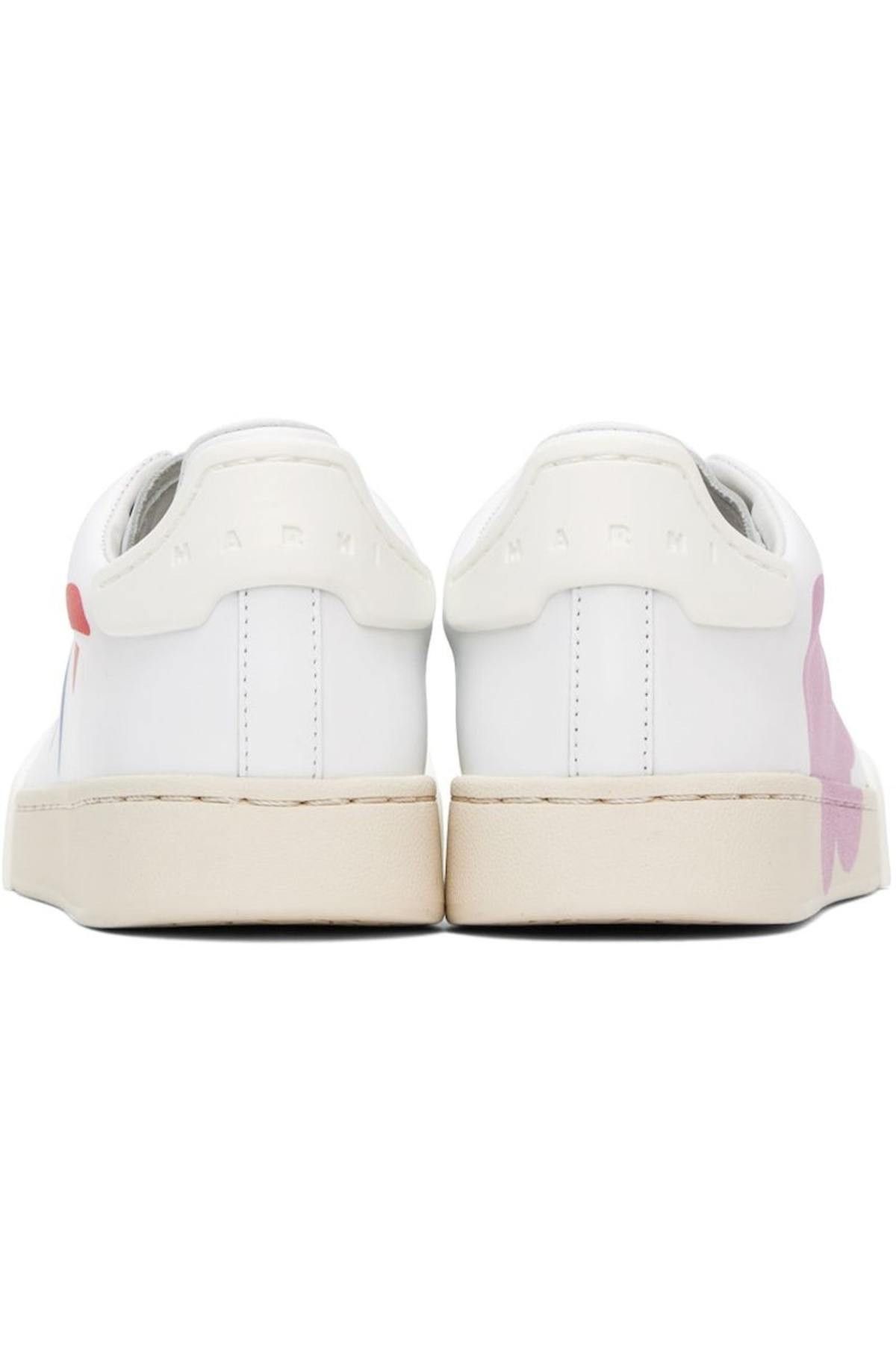 Marni o1y0225 Leather Low-Top Sneakers in Multicolor Size US 7 / EU 40 - 3 Thumbnail