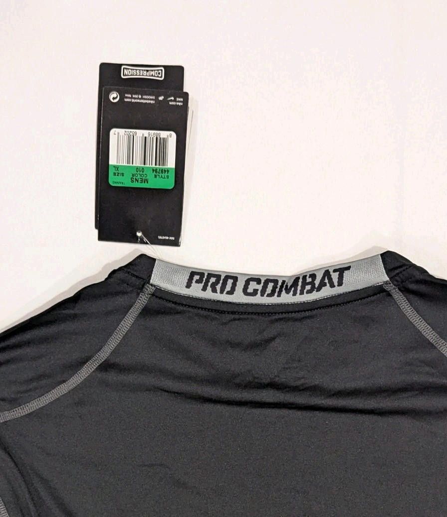 Nike Nike Pro Combat Dri Fit Compression Black Long Sleeve XL Size US XL / EU 56 / 4 - 6 Thumbnail