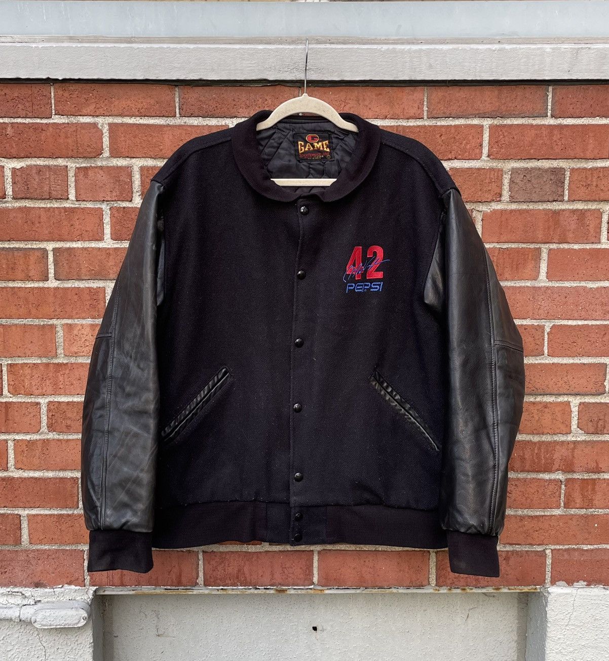 Vintage VTG BOSTON REDSOX JACKET RARE MO VAUGHN HITDOG VARSITY Size US L / EU 52-54 / 3 - 1 Thumbnail