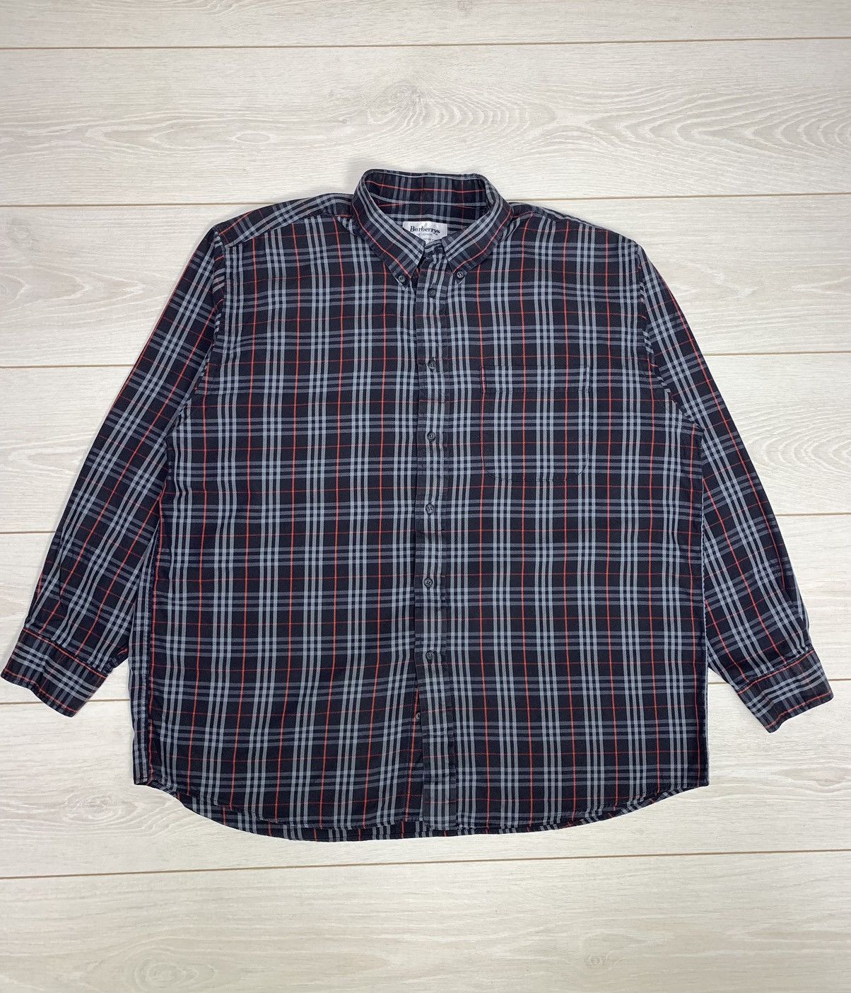 Burberry Burberrys London Nova Check Blue Oxfords Shirt Size US XL / EU 56 / 4 - 1 Thumbnail