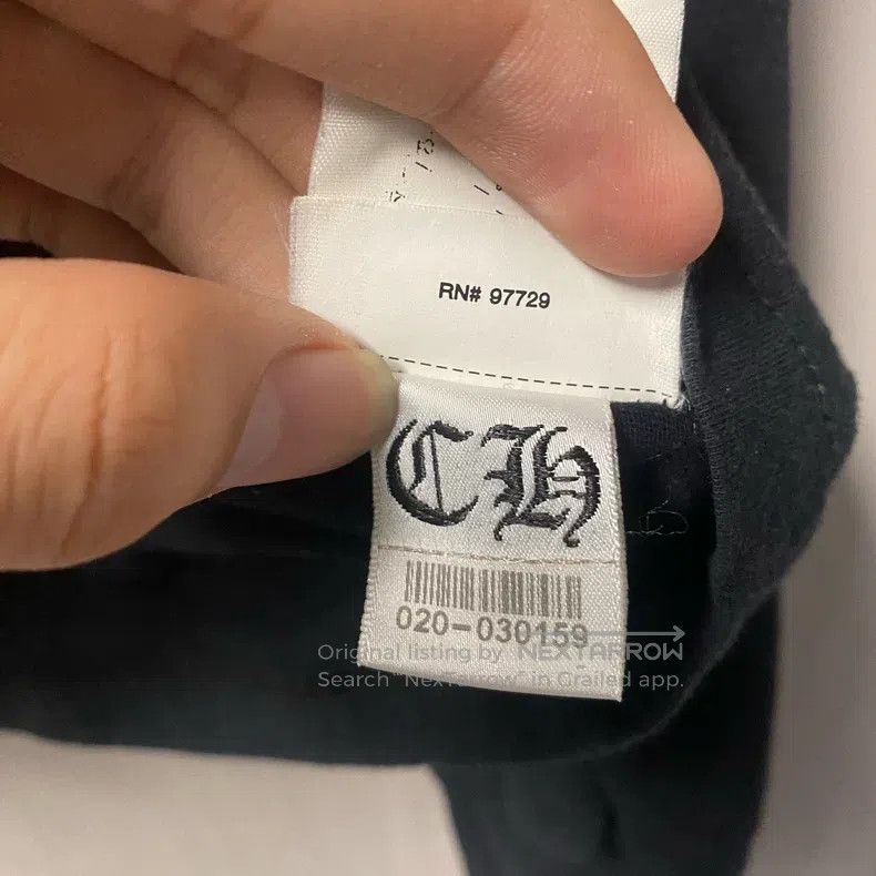 CHROME HEARTS Size S Black Los Angeles limited horseshoe lo