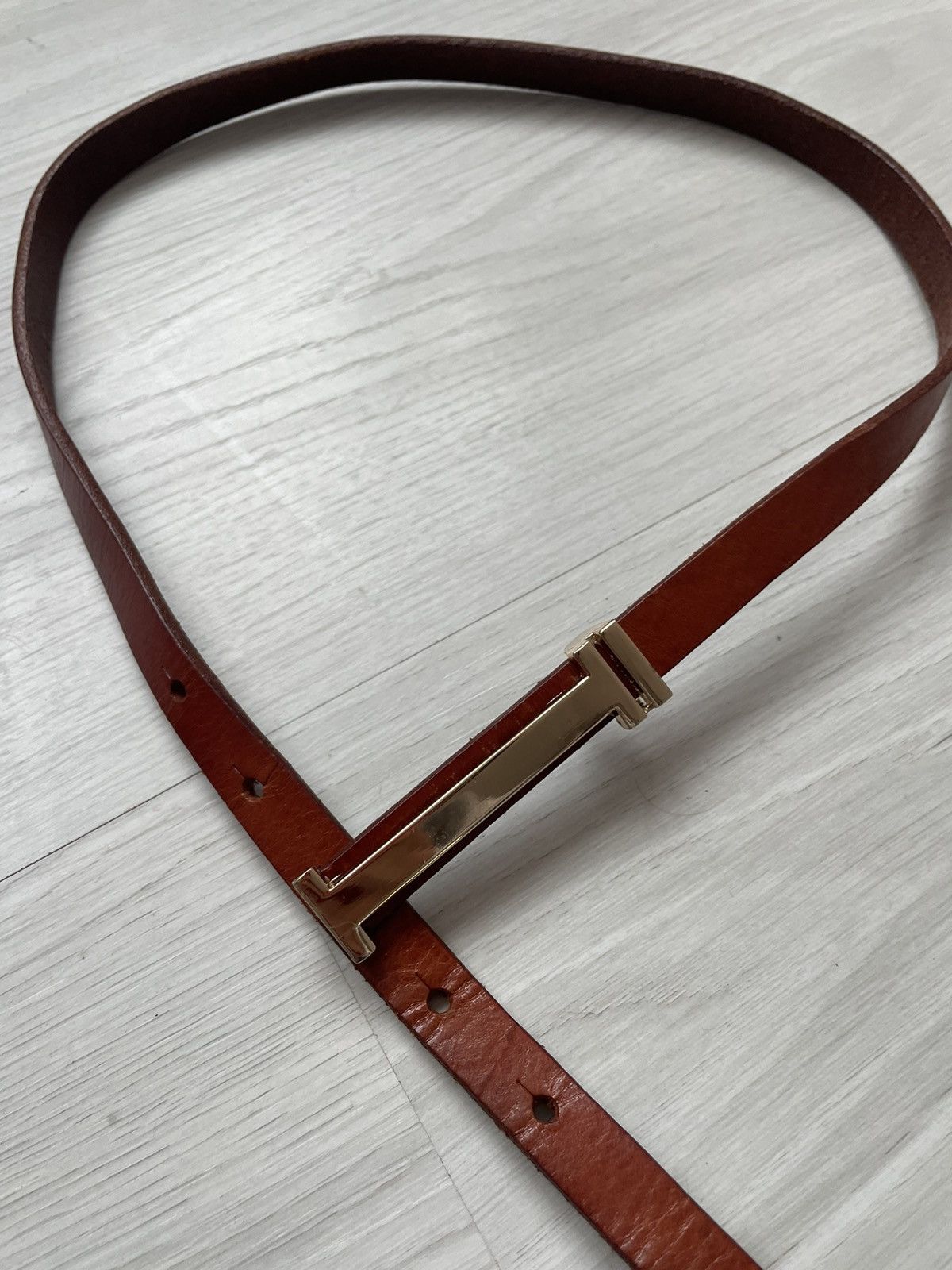 Vintage Vintage leather belt Size ONE SIZE - 3 Thumbnail