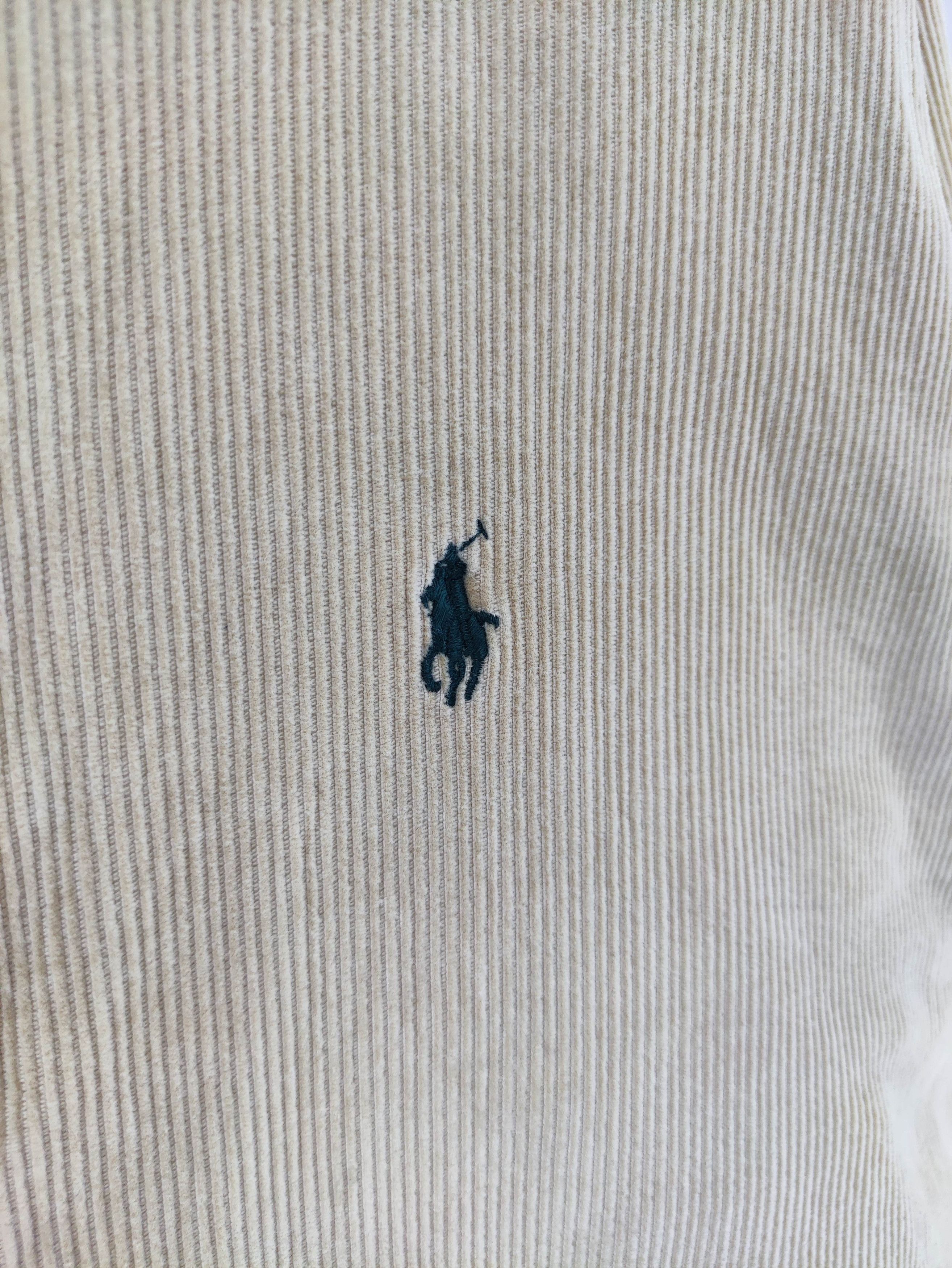 Polo Ralph Lauren Vintage Polo Ralph Lauren corduroy Hoodie Jacket Zipper Size US L / EU 52-54 / 3 - 3 Thumbnail