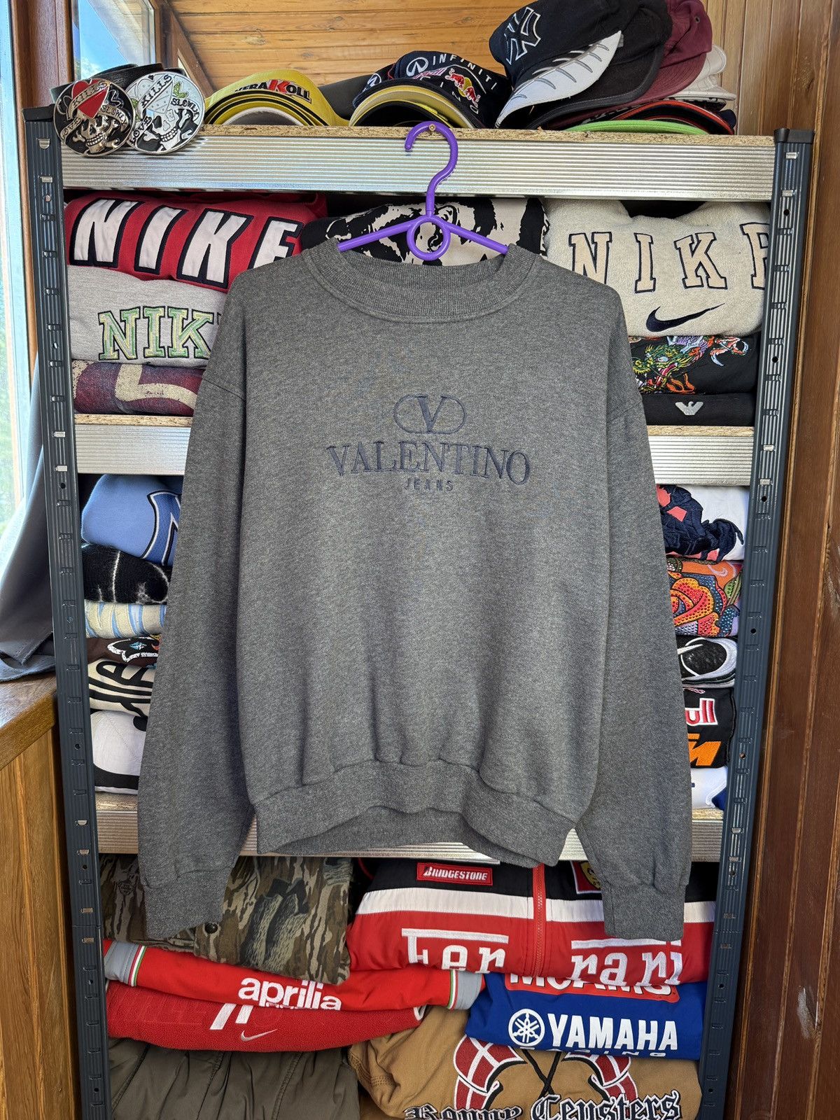 Valentino Vintage Valentino Jeans Sweatshirt Size US M / EU 48-50 / 2 - 1 Thumbnail