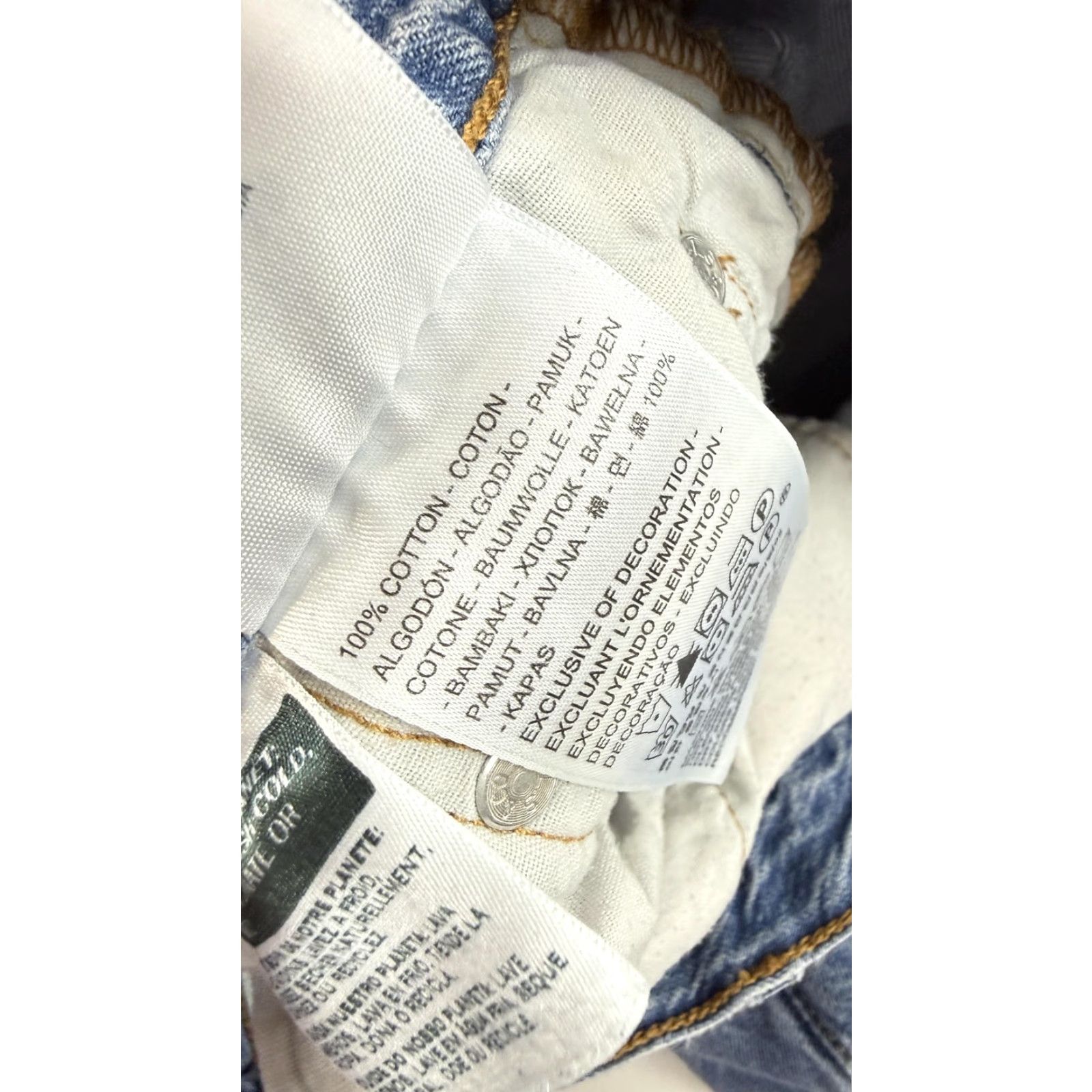 Levi's VINTAGE Levi's 501 Jeans Womens High Rise Distressed Straight Button Fly 25x26 Blue Jeans Womens Size 42" / US 20 - 6 Thumbnail