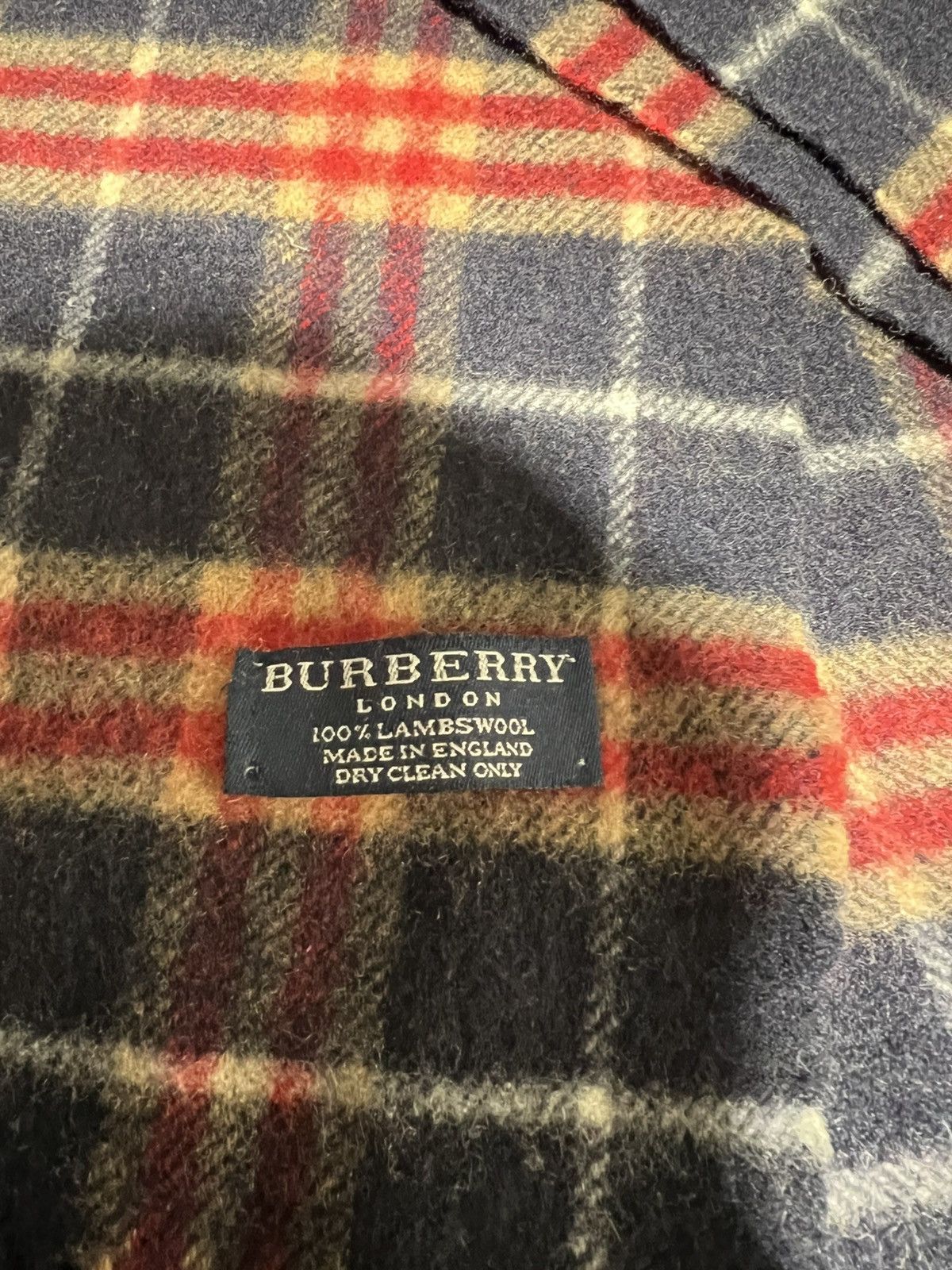 Burberry Vintage Burberry scarf muffler wool scarves Size ONE SIZE - 4 Thumbnail