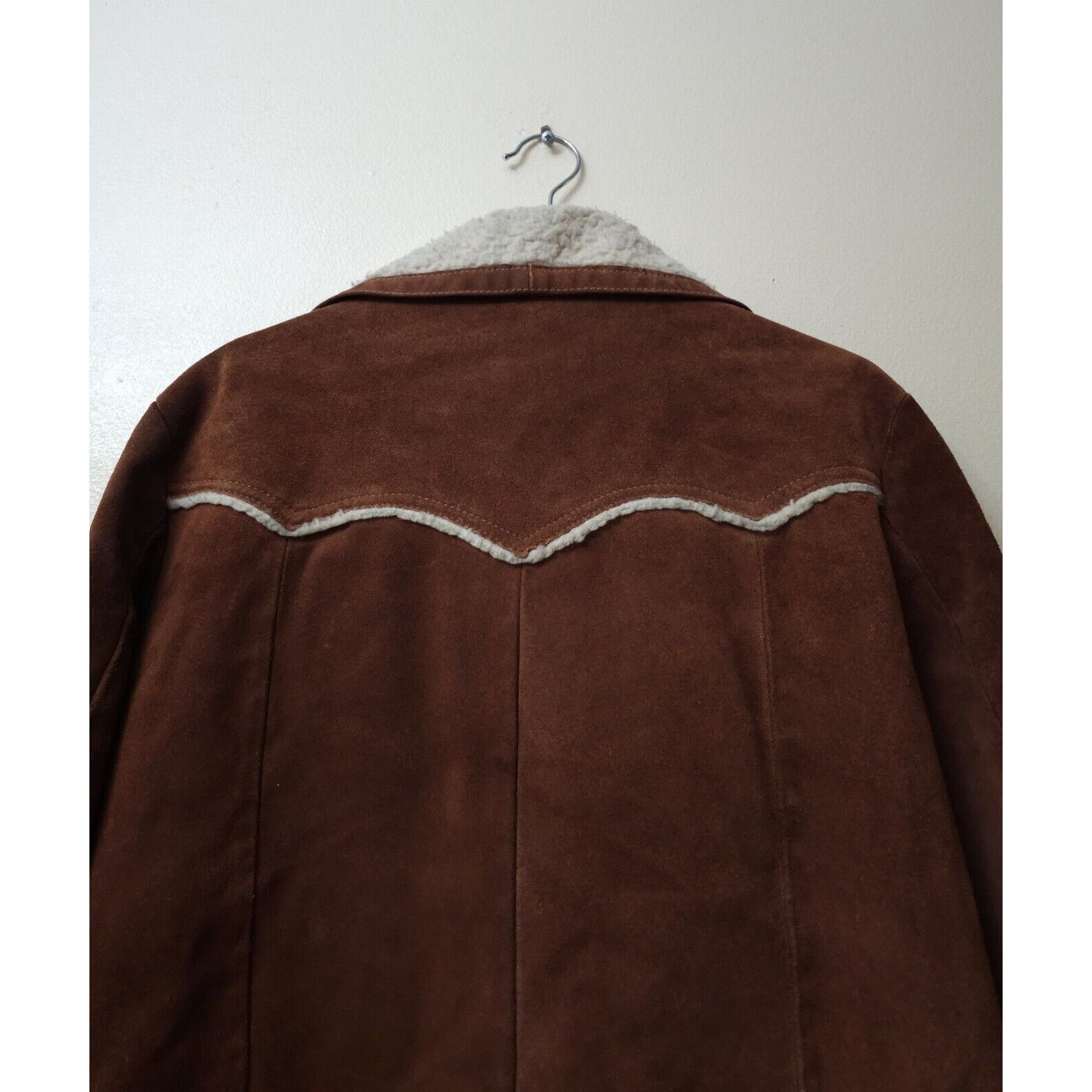 Vintage Joo- Kay VTG Sherpa Genuine Leather Suede NaturaLeather 70s Size M / US 6-8 / IT 42-44 - 3 Thumbnail