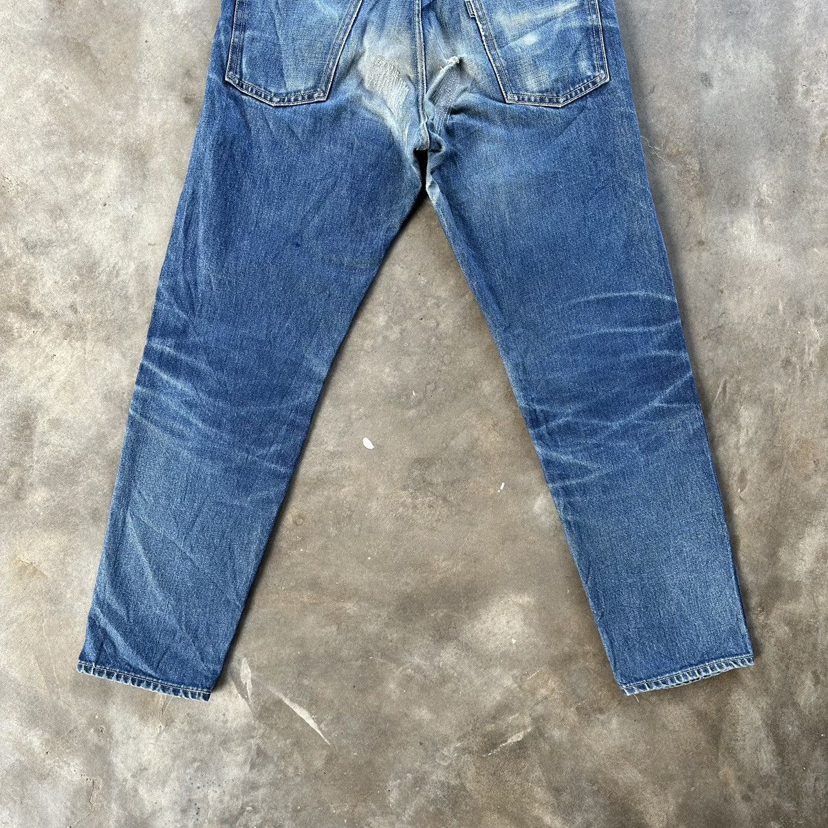 Japanese Brand Vintage Living Concept Talon 42 Faded Distressed Denim Jean Size US 30 / EU 46 - 11 Thumbnail