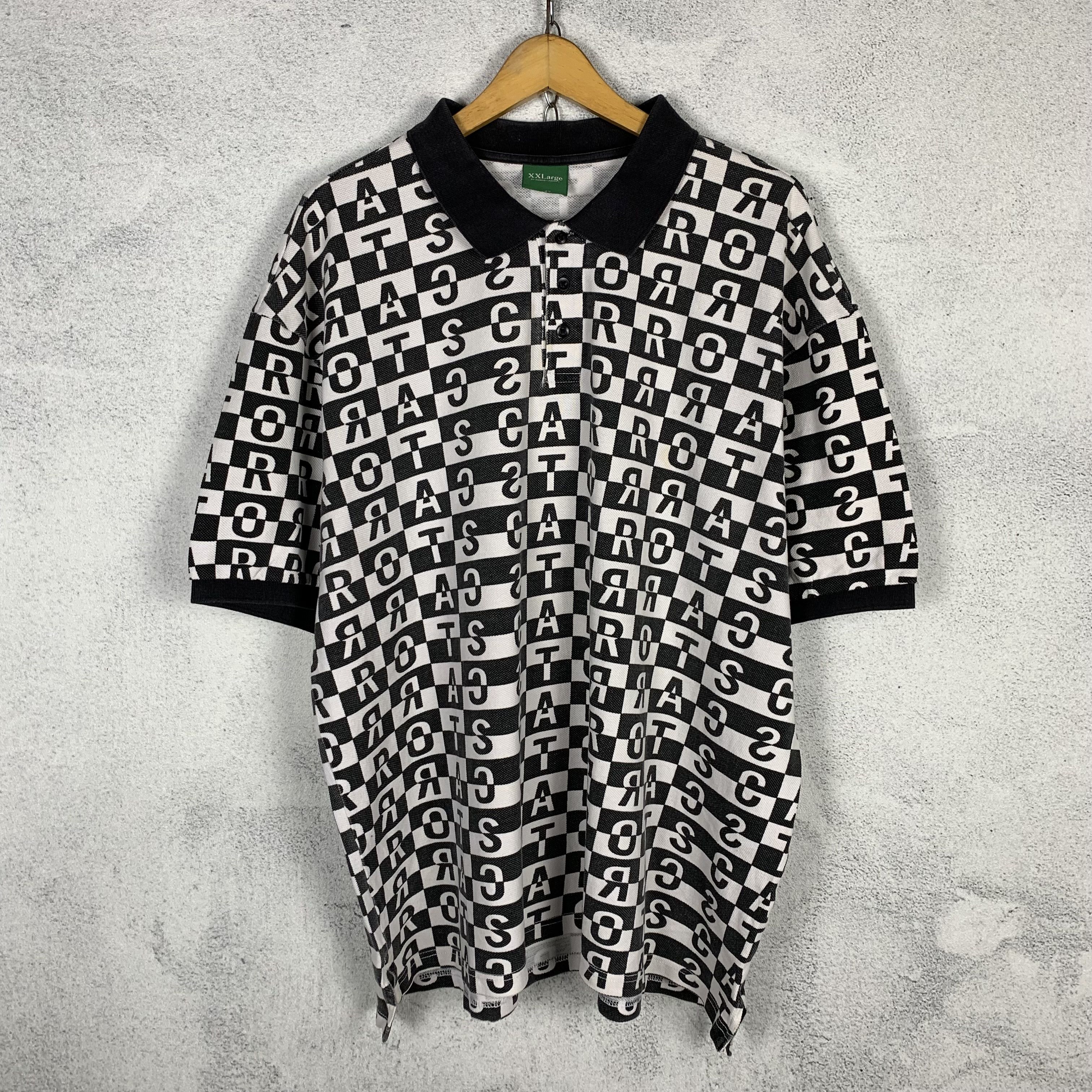 Carrots by Anwar Carrots Anwar Carrotts Checkered Polo Shirt Size US XXL / EU 58 / 5 - 1 Thumbnail