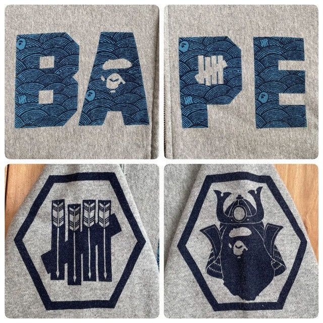 Bape × Undefeated BAPE × Undefeated full zip hoodie a bathing ape NIGO Size US L / EU 52-54 / 3 - 3 Thumbnail