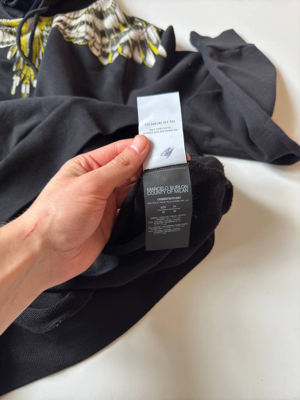 Marcelo Burlon Marcelo Burlon black hoodie Eagle M sz Size US M / EU 48-50 / 2 - 6 Thumbnail