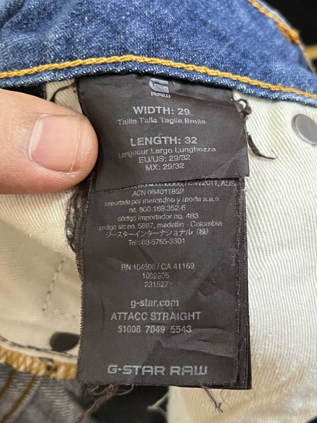 G-Star Vintage G Star Baggy Denim Size US 33 - 12 Thumbnail