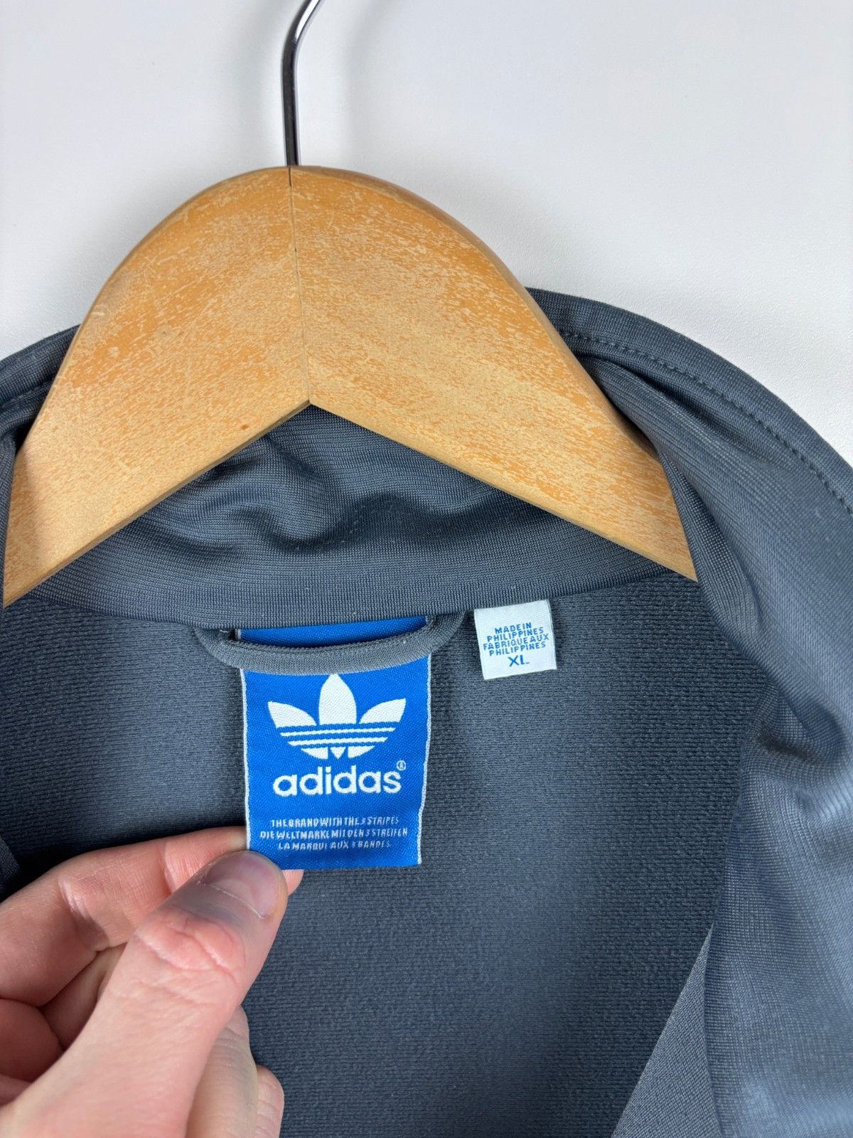 Adidas Mens Adidas Originals Firebird Track Jacket Gray Size XL Size US XL / EU 56 / 4 - 8 Thumbnail