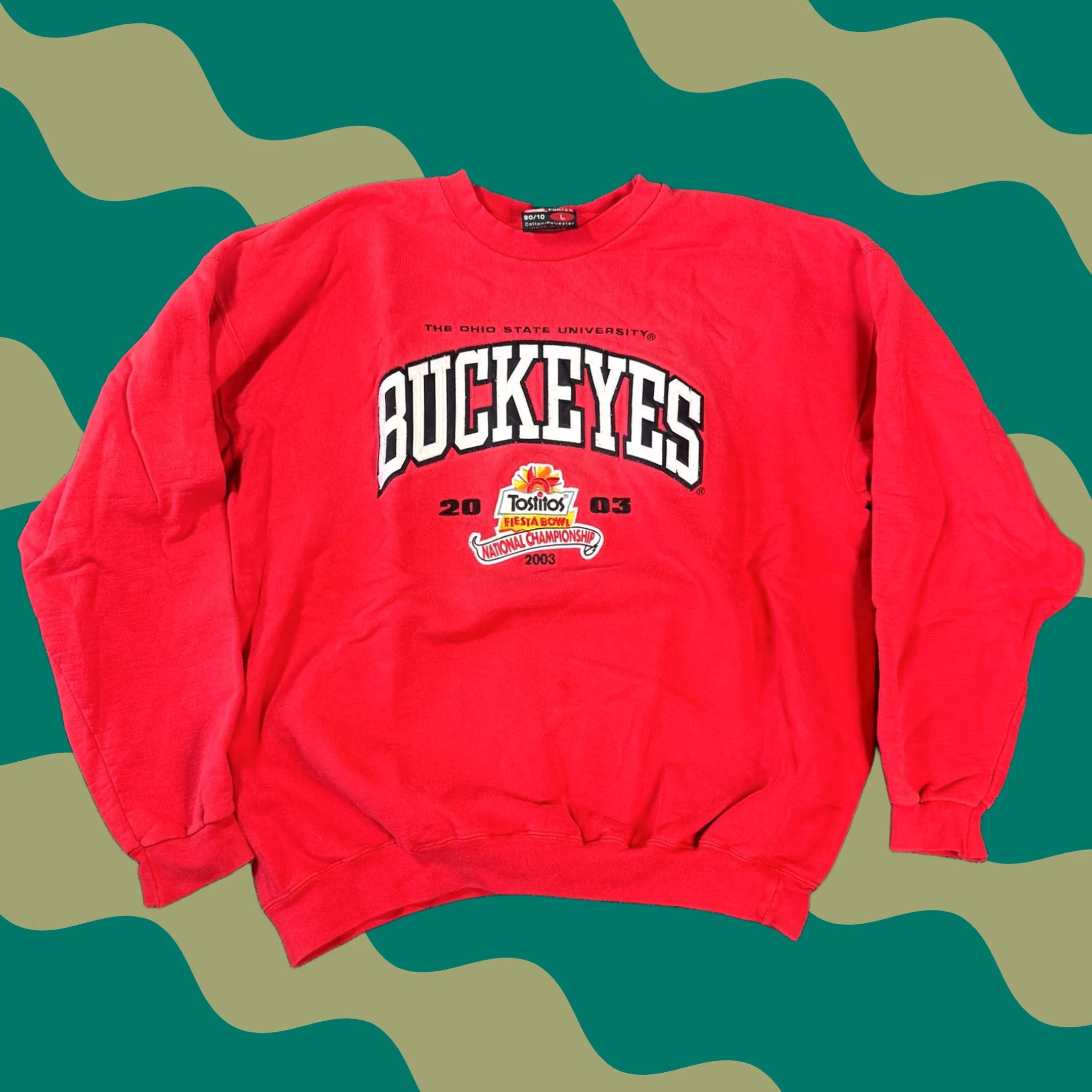 Vintage VINTAGE Y2K Ohio State University Buckeyes Football National Champion Crewneck L Mens Size US L / EU 52-54 / 3 - 1 Thumbnail