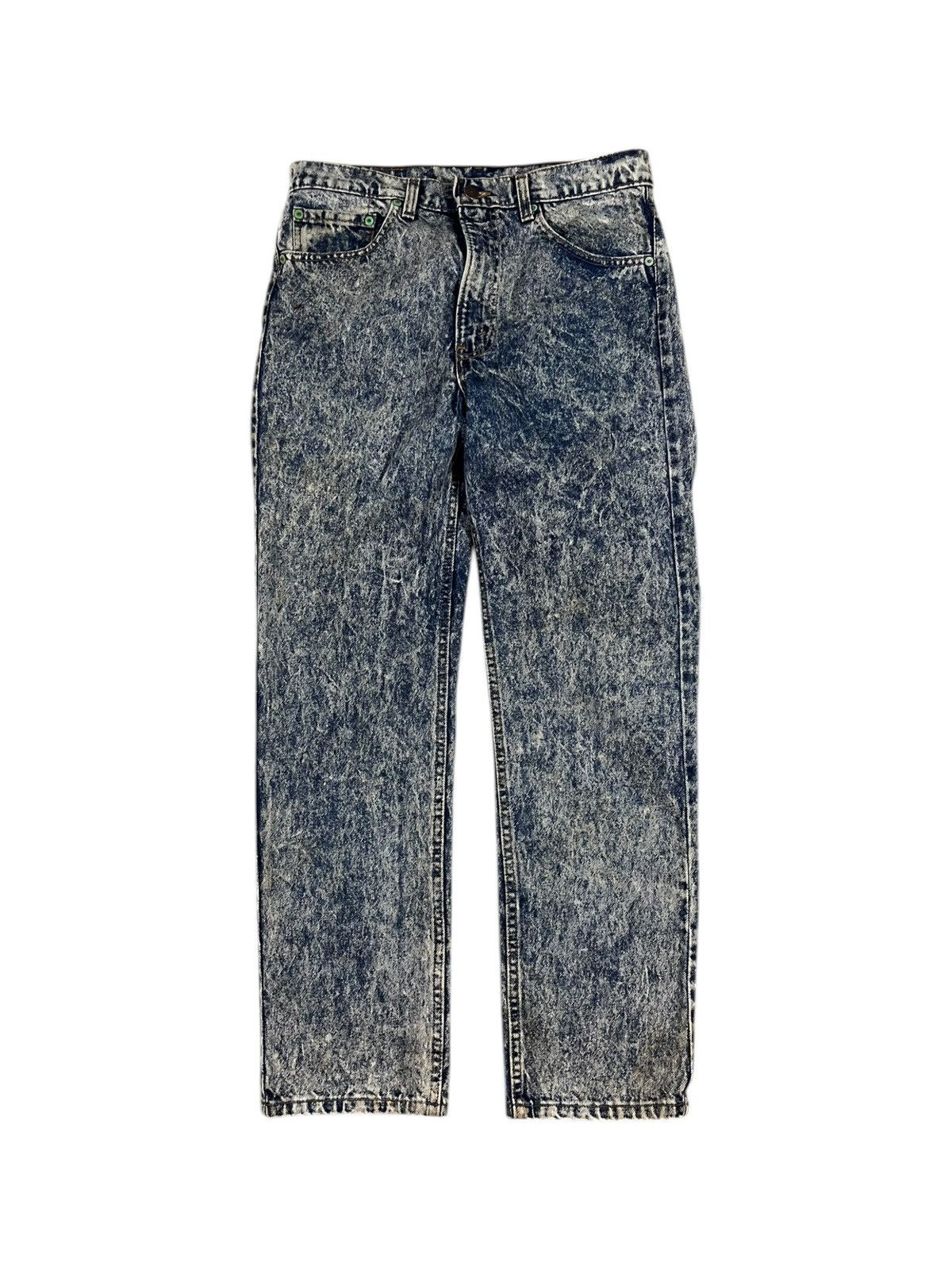 Levi's Vintage 80s Levis 505 Acid Wash Blue Jeans Size US 33 - 1 Thumbnail