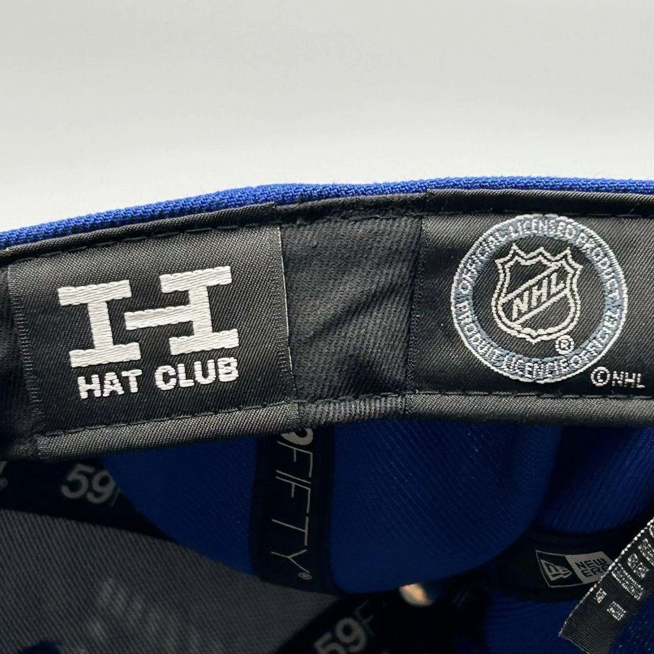 New Era New York Rangers Hat Men 7 1/4 Blue NHL Fitted Cap Hatclub Size ONE SIZE - 5 Thumbnail