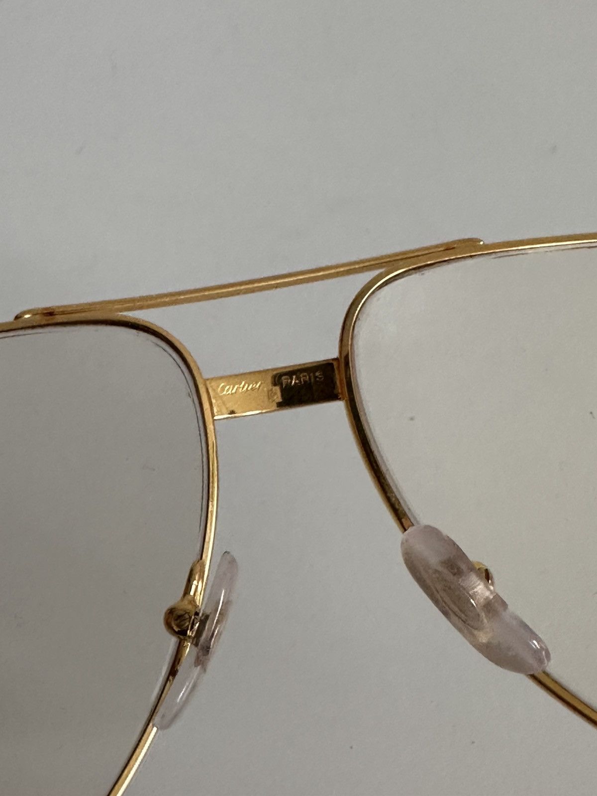 Cartier Vintage 90’s Cartier Vendome Louis 22k Gold Plated Glasses Size ONE SIZE - 6 Thumbnail