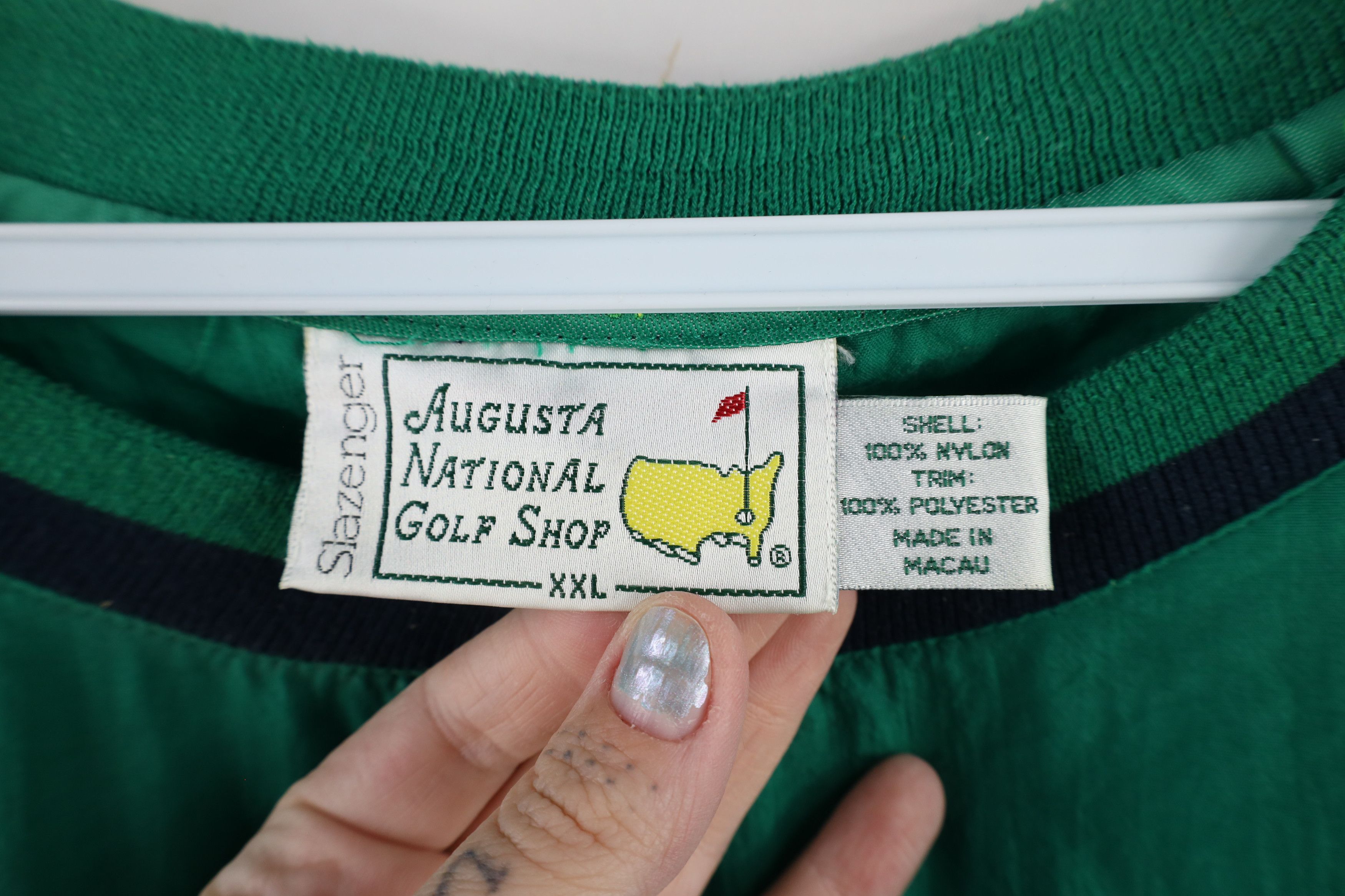 Vintage Vintage 90s Augusta National Shop Golf Windbreaker Jacket Size US XXL / EU 58 / 5 - 6 Thumbnail