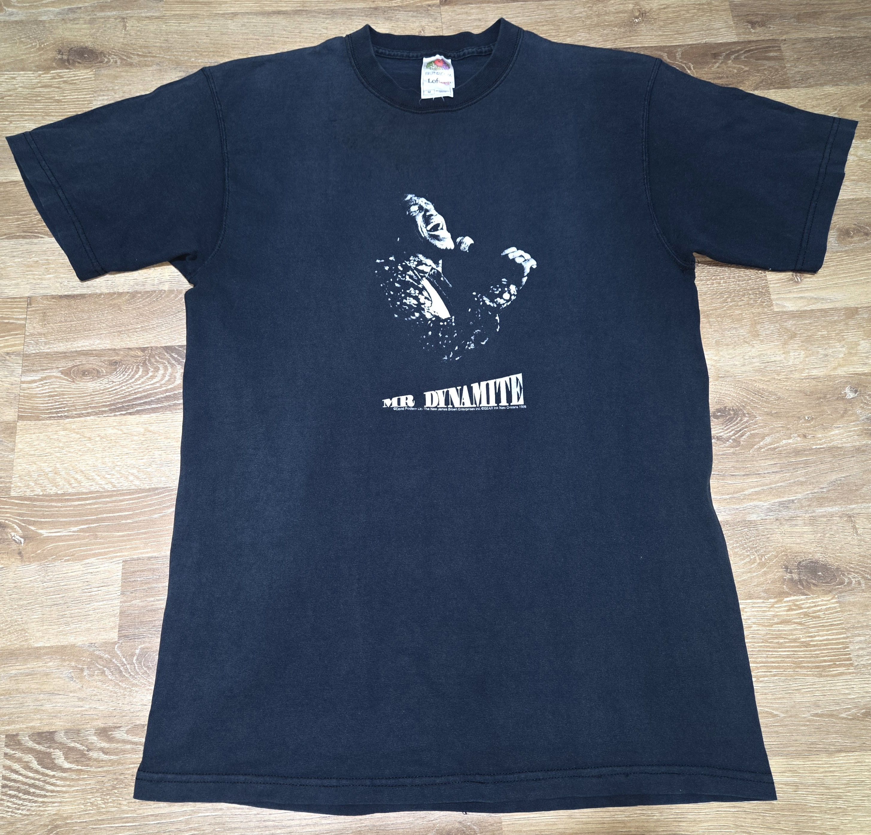 Band Tees Vintage 90s James Brown Jazz Potrait Photo Print T Shirt Size US M / EU 48-50 / 2 - 1 Thumbnail