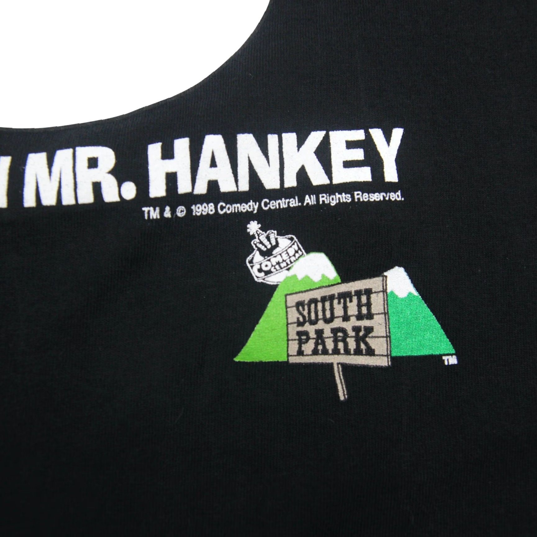 Vintage VINTAGE South Park Mr. Hankey Mens XL Graphic T Shirt Black Size US XL / EU 56 / 4 - 3 Thumbnail