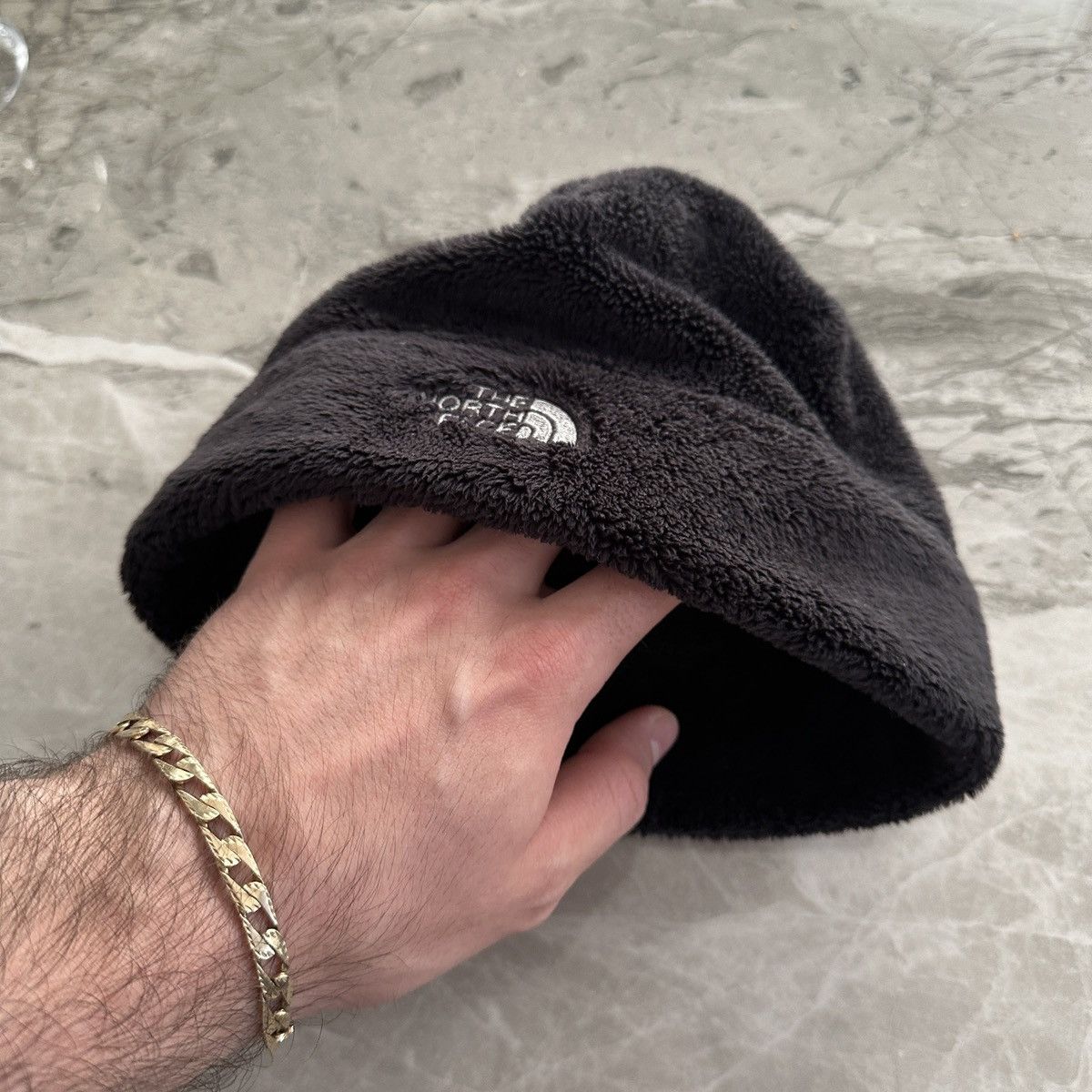 The North Face × Vintage Vintage The North Face Beanie Black Size ONE SIZE - 2 Thumbnail