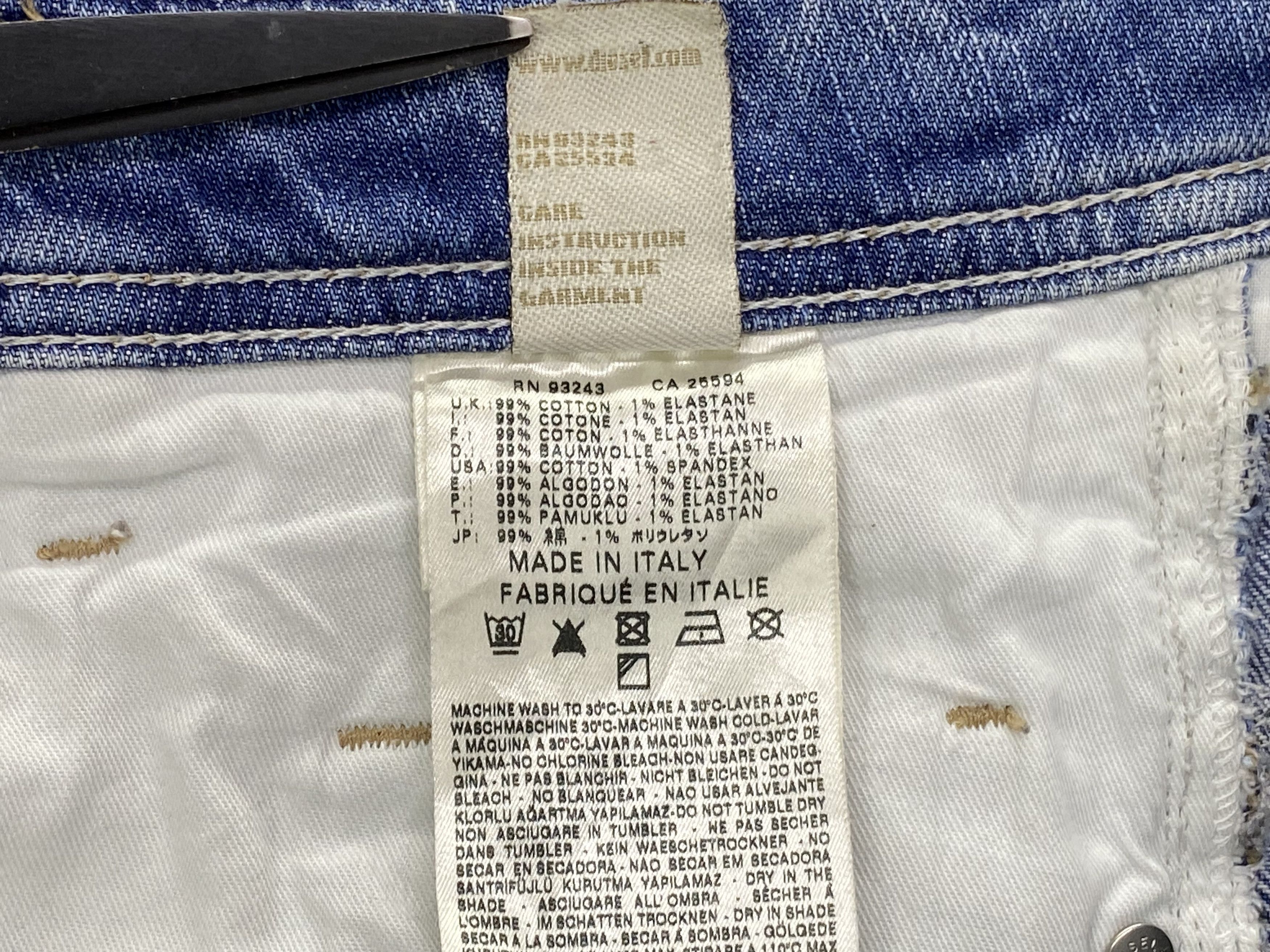Diesel Diesel Distressed Jeans Faded Jeans Made in Italy Size US 31 - 10 Thumbnail