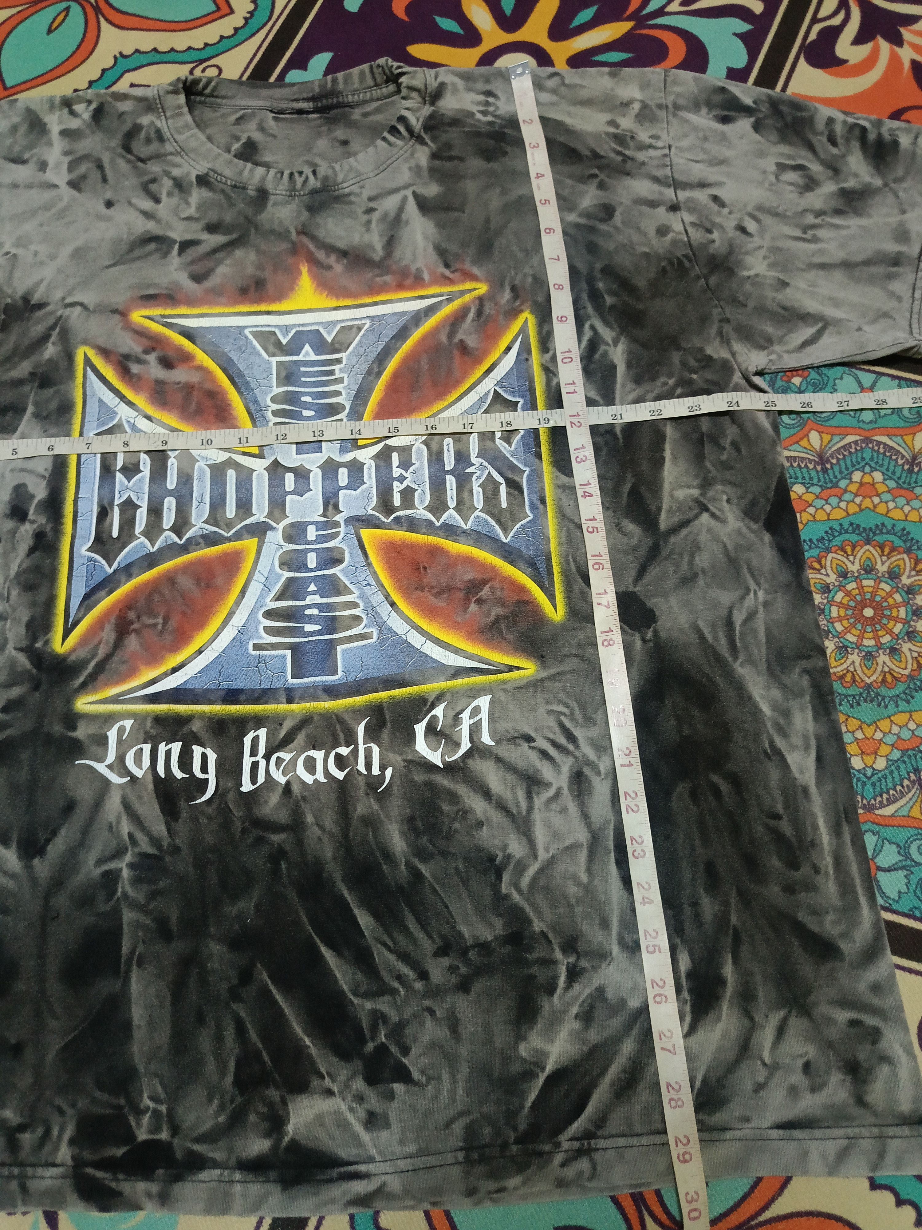 West Coast Choppers Vtg West Coast Choppers Tie dye Size US XL / EU 56 / 4 - 5 Thumbnail