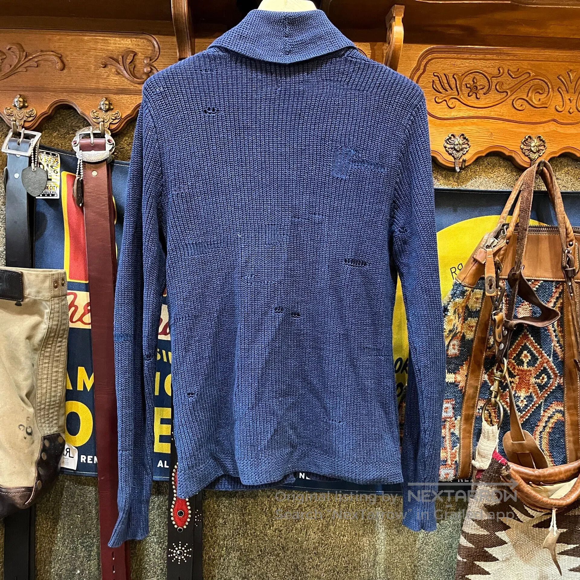 RRL Ralph Lauren RRL Patchwork Distressed Sweater. Size US M / EU 48-50 / 2 - 2 Thumbnail
