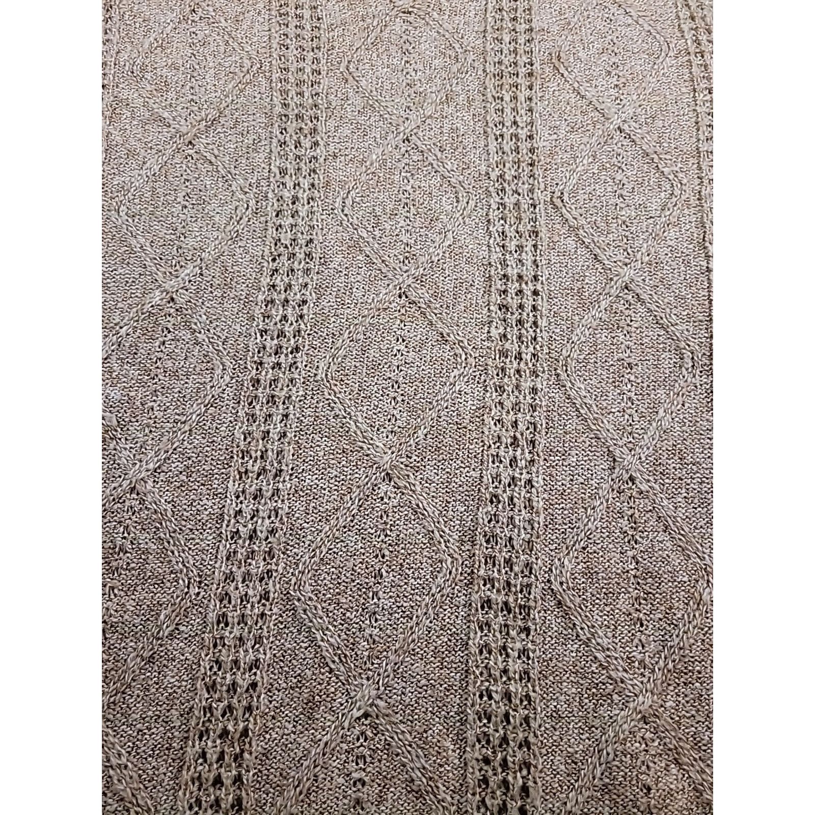 American Eagle Outfitters Beige Knit Sweater Blouse M Romantic Y2K Soft Girl Cozy Chic Size M / US 6-8 / IT 42-44 - 4 Thumbnail