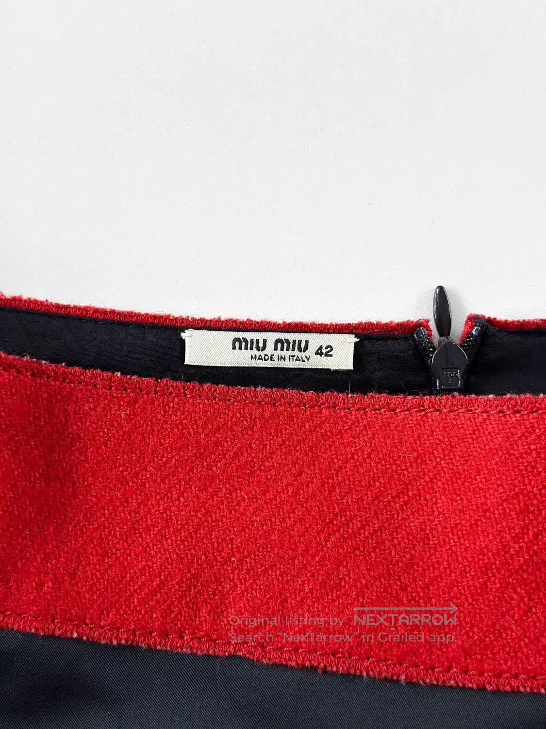 Miu Miu Miu Miu Vintage Contrast Dress. Size 37" - 4 Thumbnail