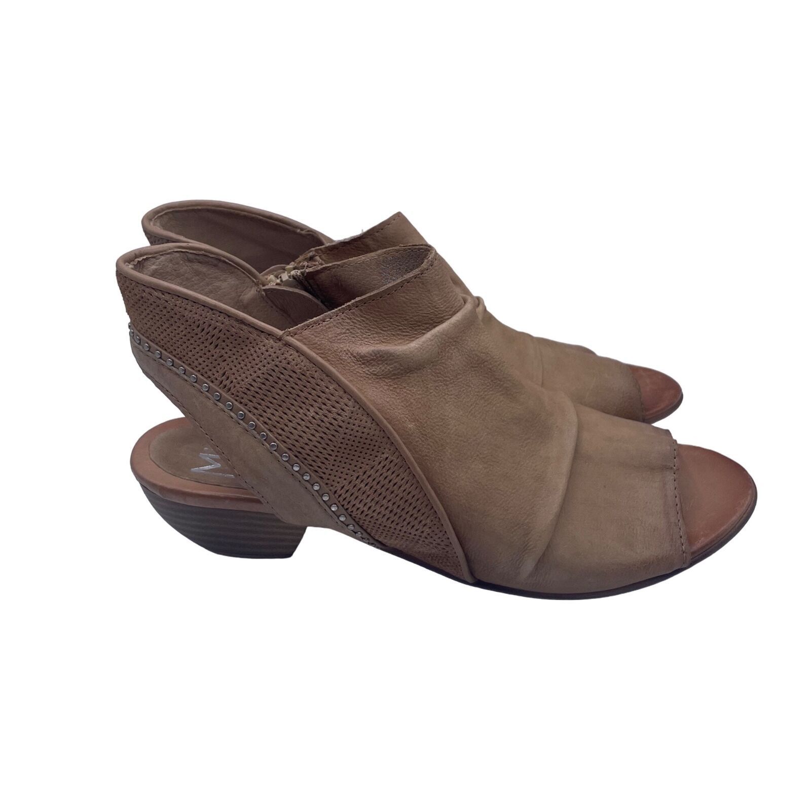 Other Miz Mooz Cailey Spring Heel Sandals Sand Leather Womens 42 Size US 10.5 / IT 40.5 - 1 Thumbnail