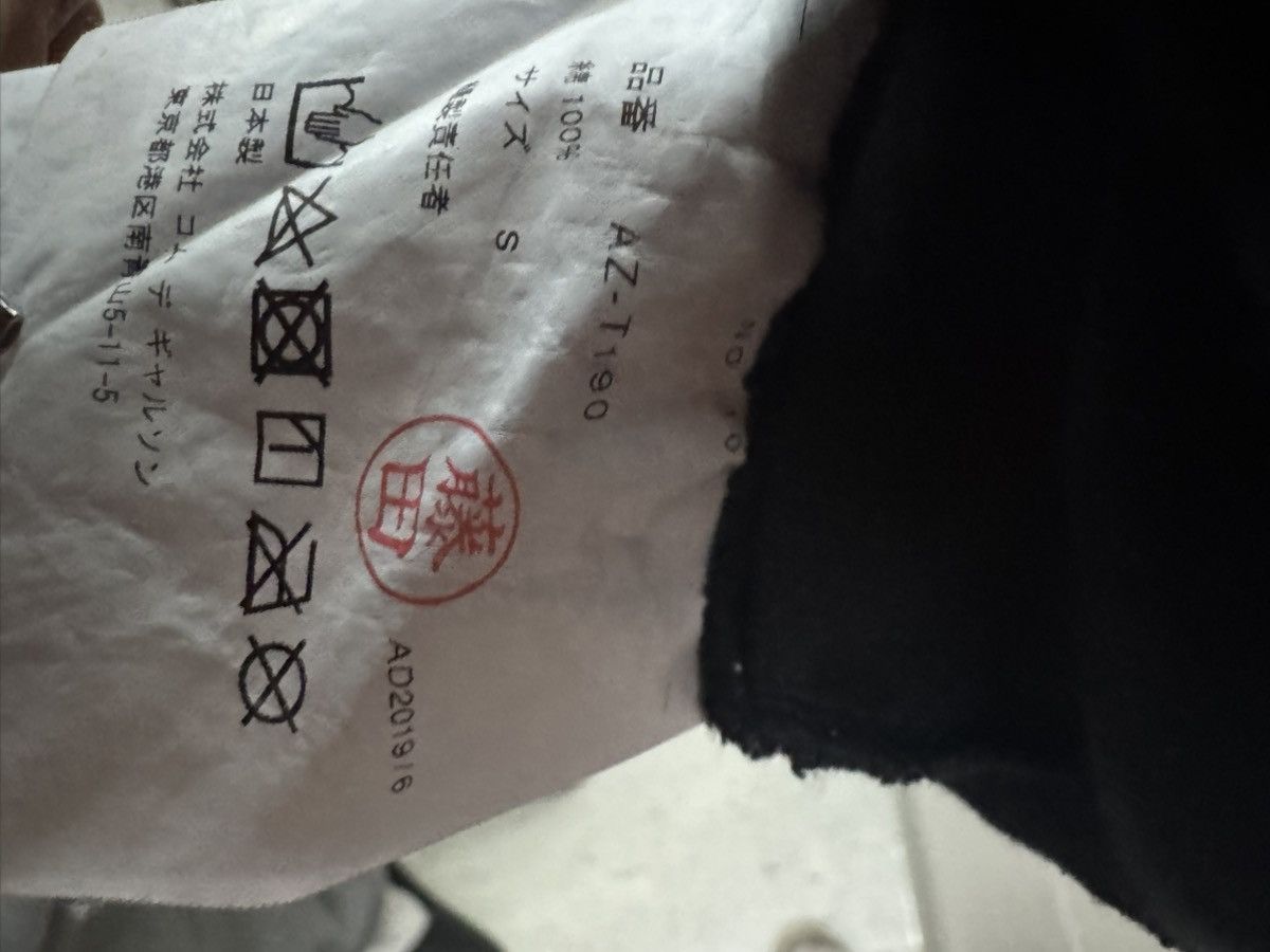 Comme des Garcons × Comme des Garcons PLAY black shirt black heart comme sea garçons Size US S / EU 44-46 / 1 - 11 Thumbnail