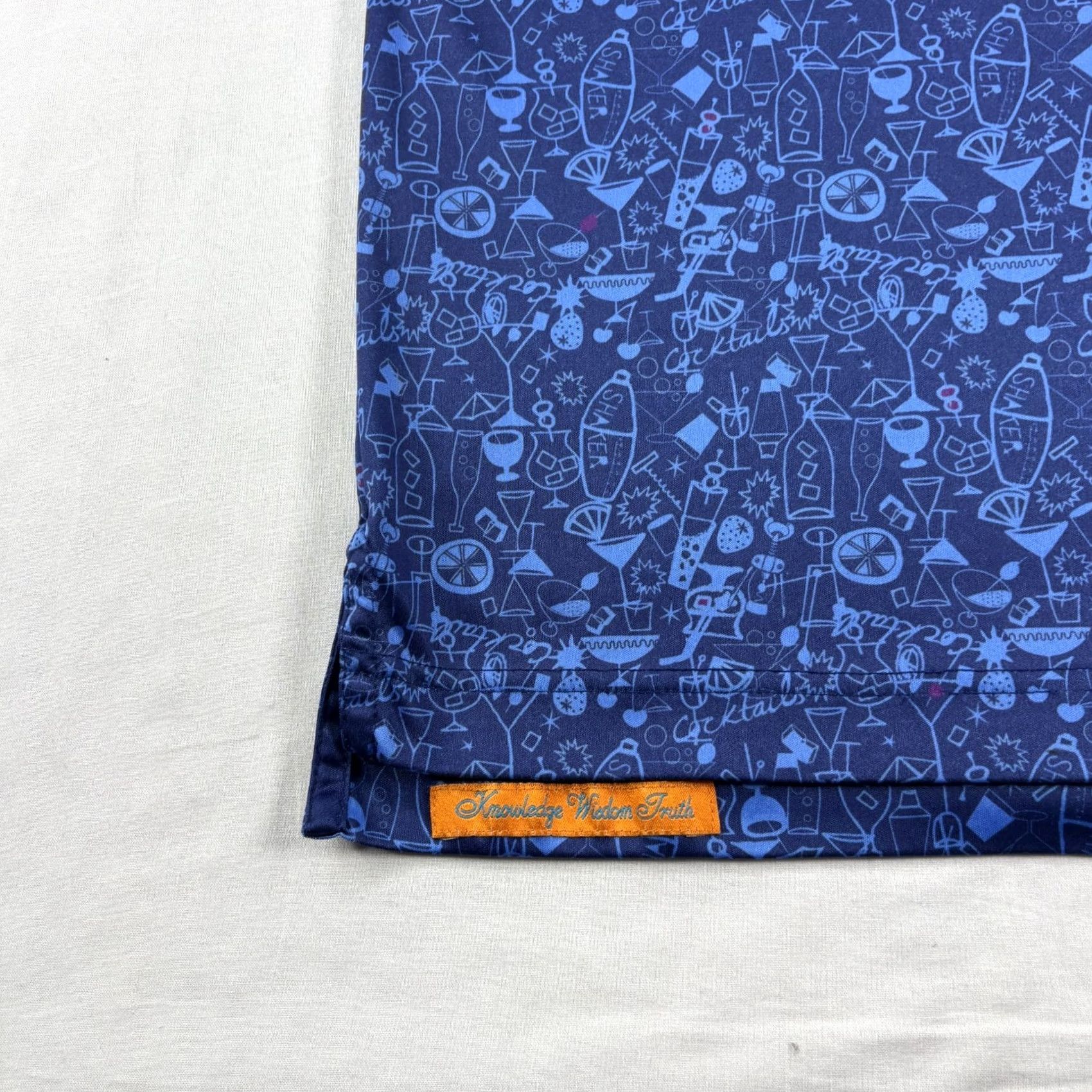 Robert Graham Robert Graham Polo Shirt Men L Blue Golf Performance Stretch Short Sleeve Collared Button-Front Size US L / EU 52-54 / 3 - 3 Thumbnail