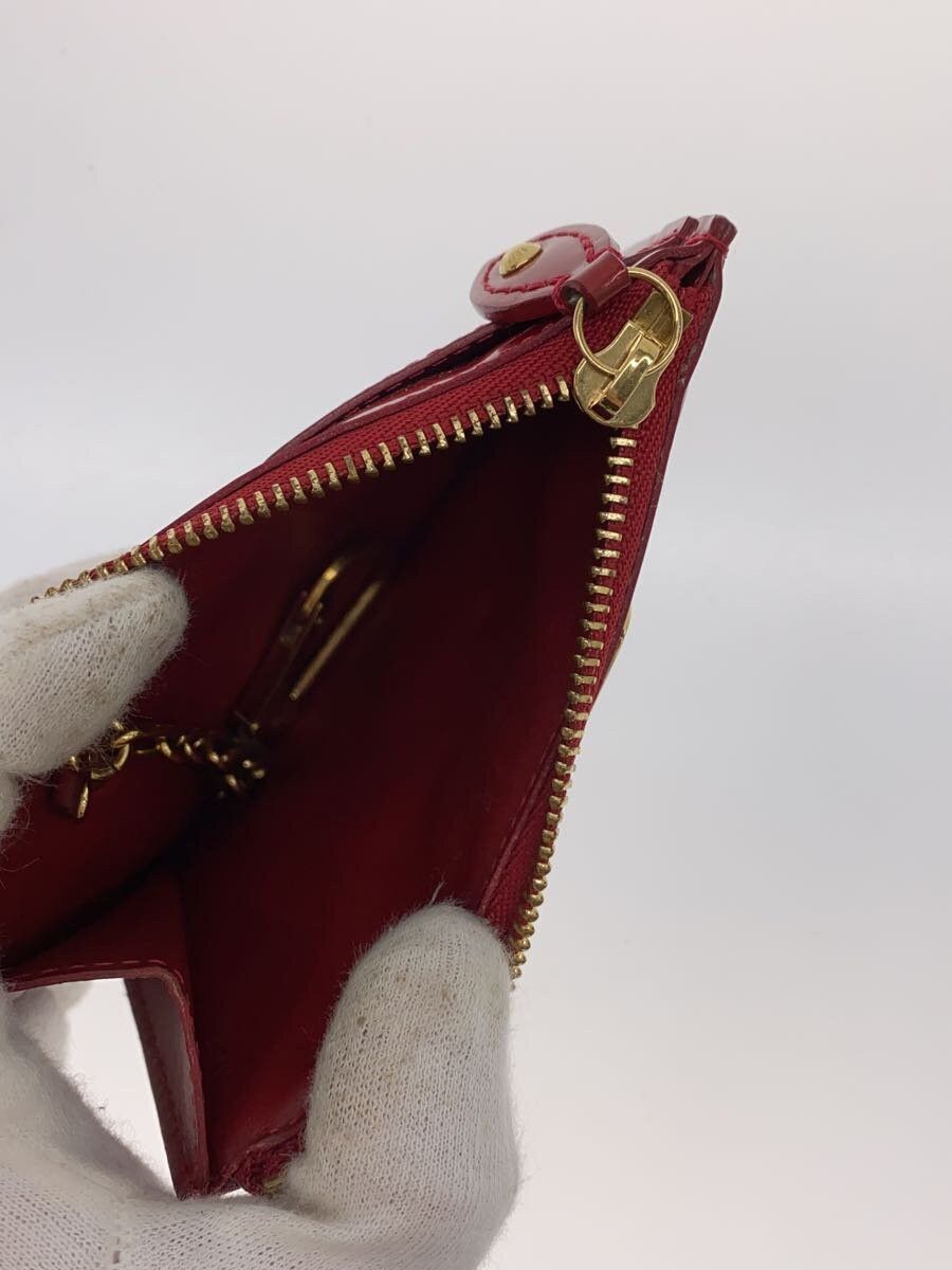 Louis Vuitton Louis Vuitton Monogram Vernis Pochette Cle NM Enamel Red Size ONE SIZE - 4 Thumbnail