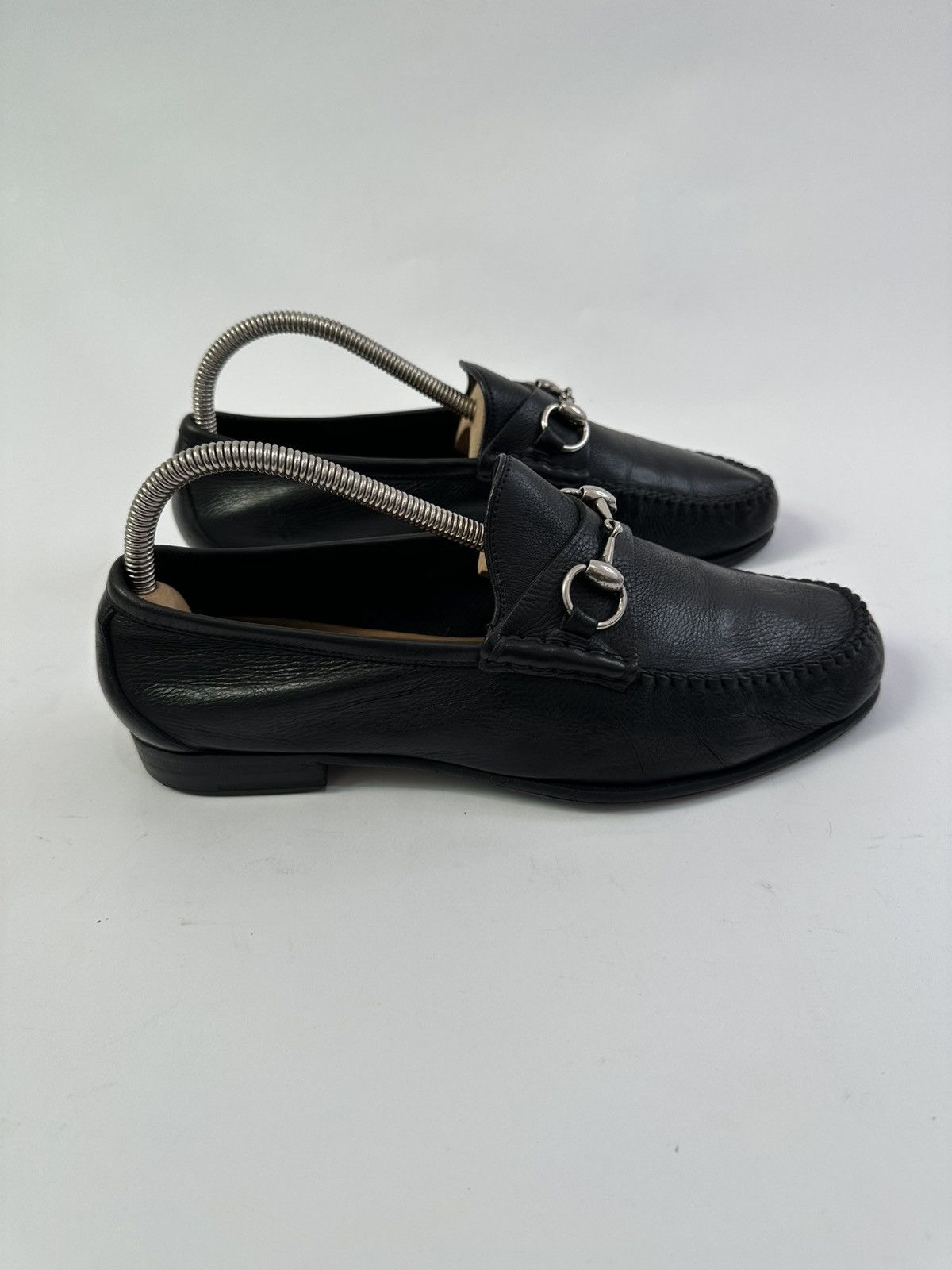 Gucci Gucci Black Leather Horsebit Loafers Size 7.5 UK | 8 US Size US 8 / EU 41 - 4 Thumbnail