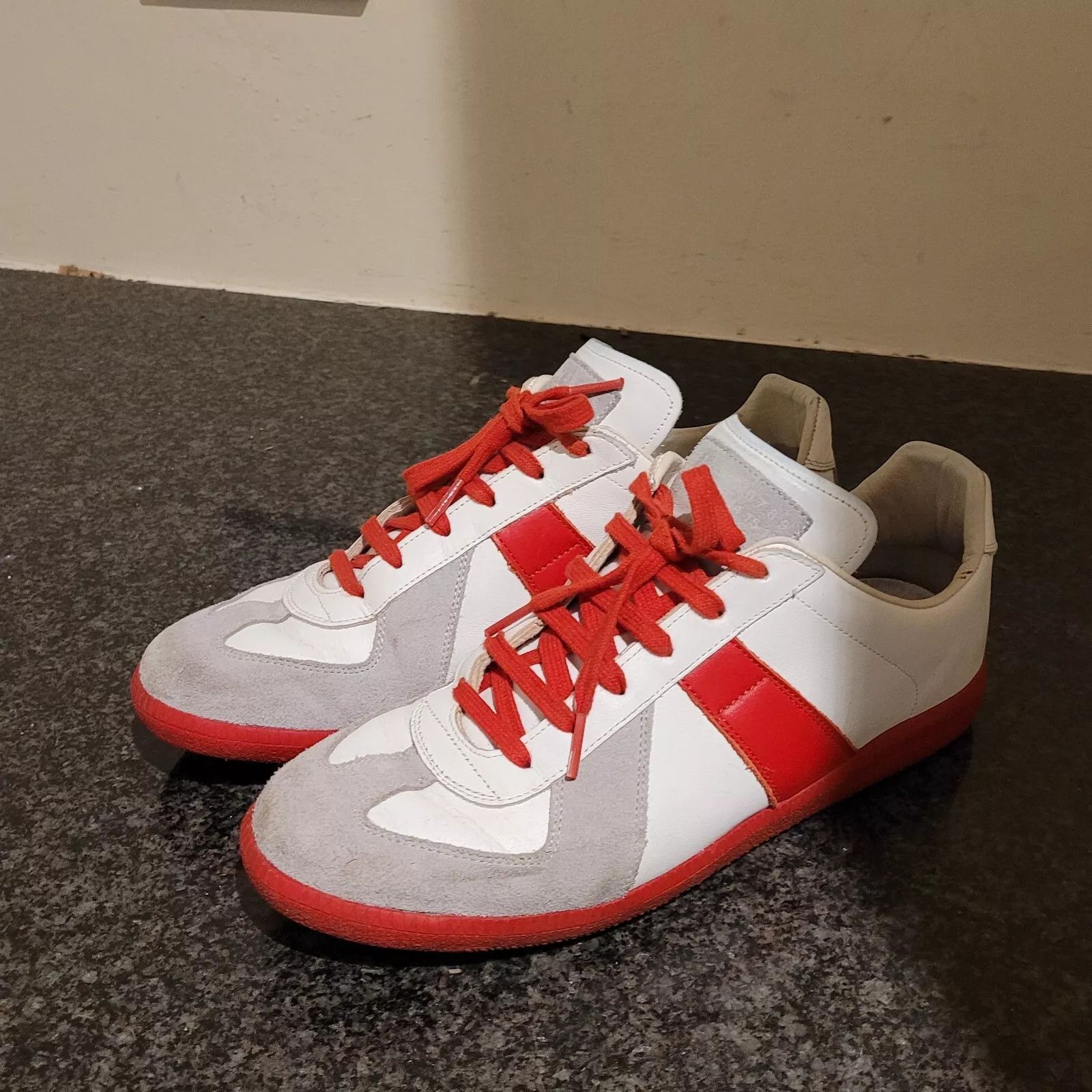 Maison Margiela GAT Replica 9 42 Red Gray White