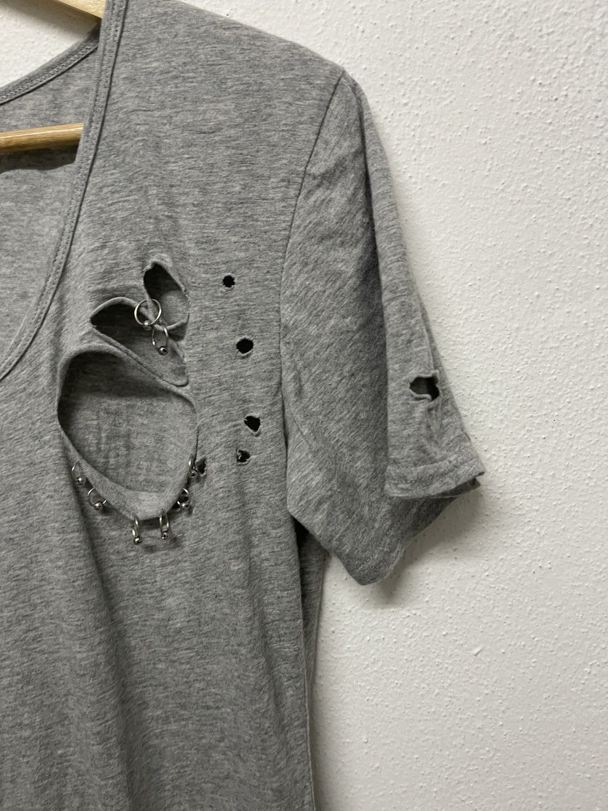 Japanese Brand × Seditionaries 2000s GLAD NEWS DISTRESSED DESIGN RARE Size M / US 6-8 / IT 42-44 - 9 Thumbnail