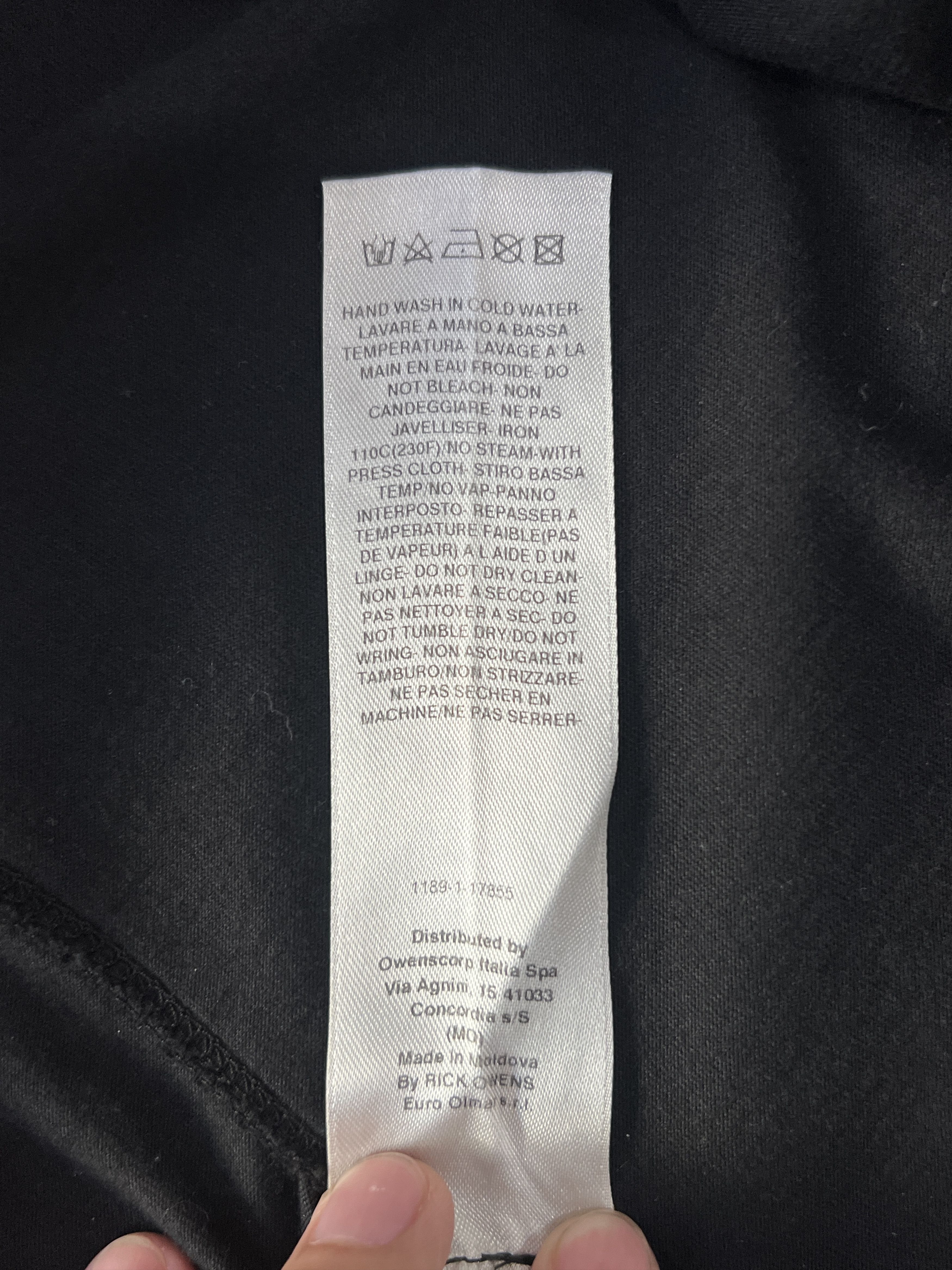 Rick Owens Drkshdw Rick Owens DRKSHDW Gethsemane Level Tee Black Size US S / EU 44-46 / 1 - 7 Thumbnail