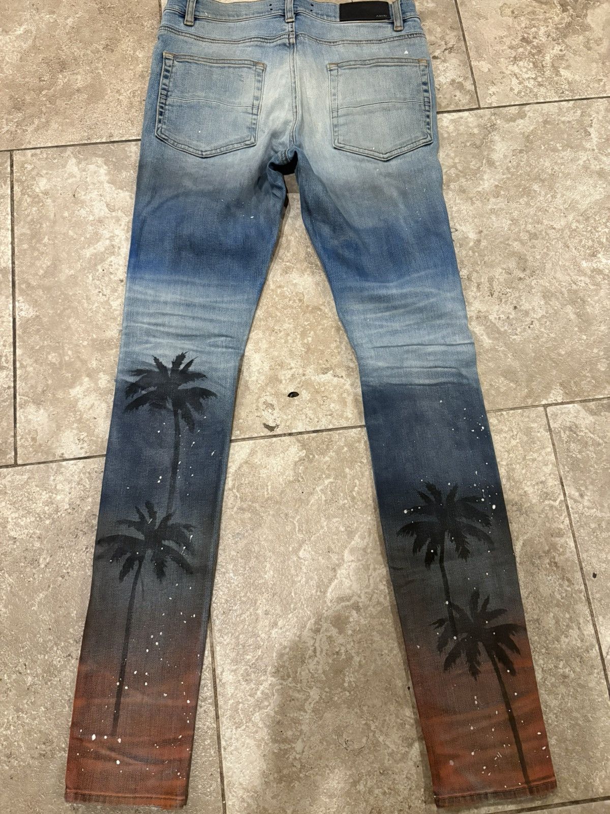 Amiri palm tree Jeans